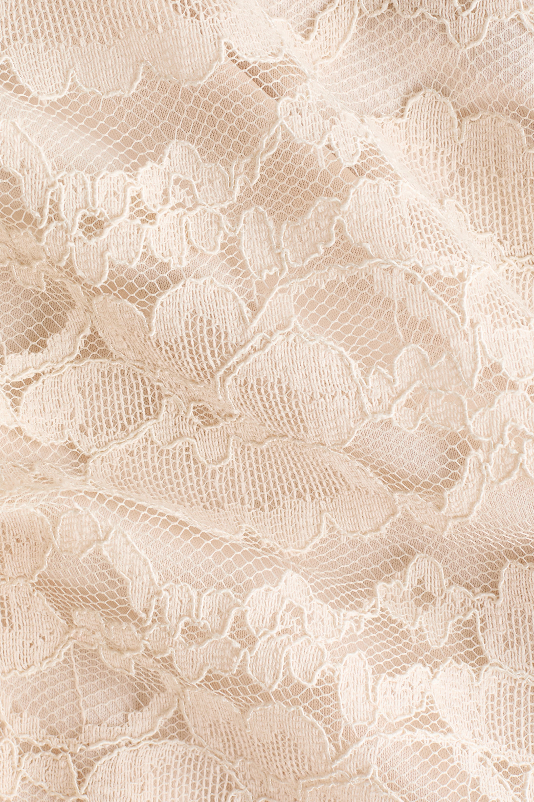 Lace Peplum Top