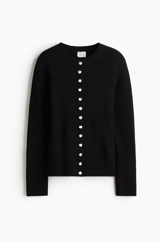 Женские кардиганы H&M Fitted Cardigan