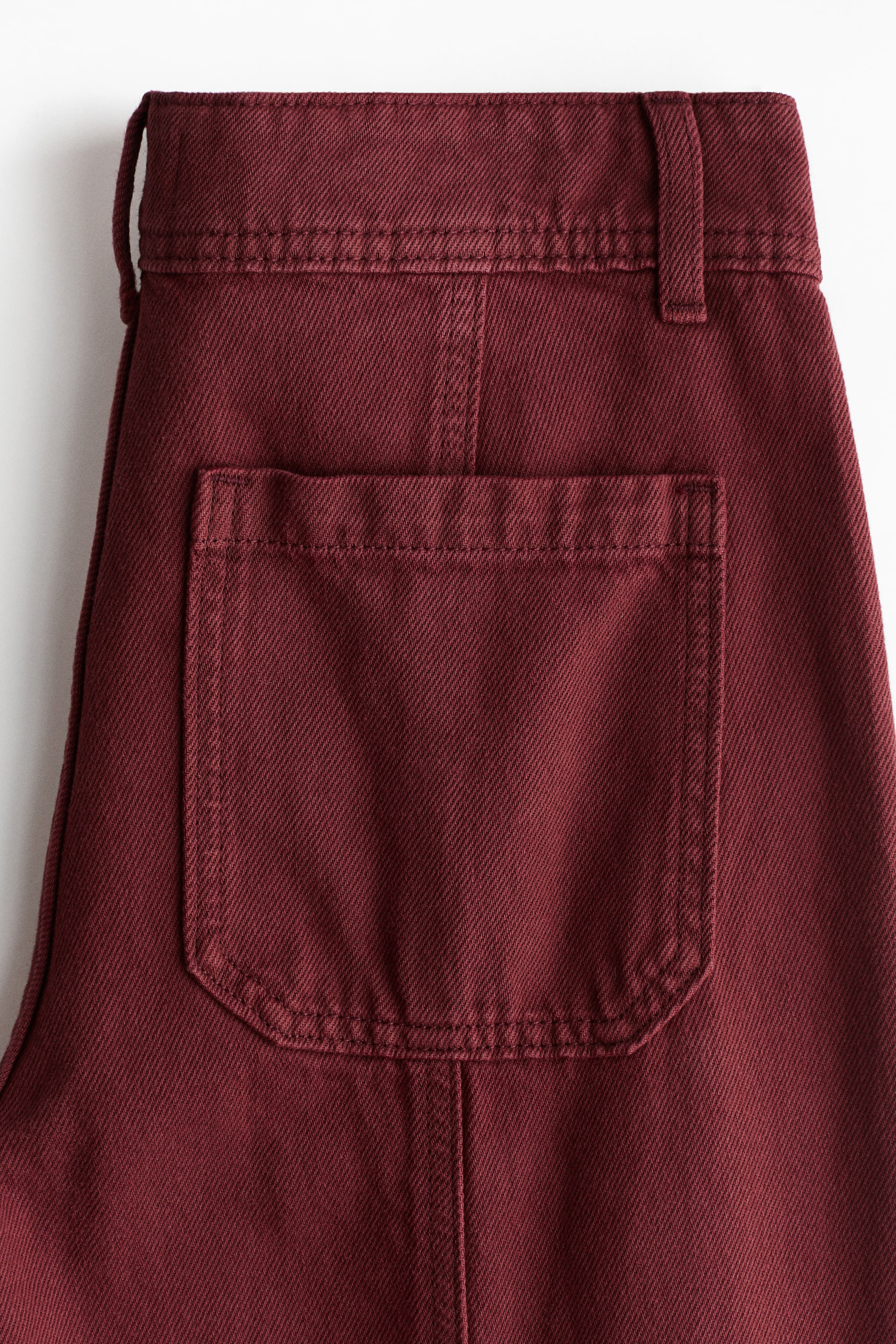View larger image: Wide High Jeans - Brick red - Ladies | H&M 7