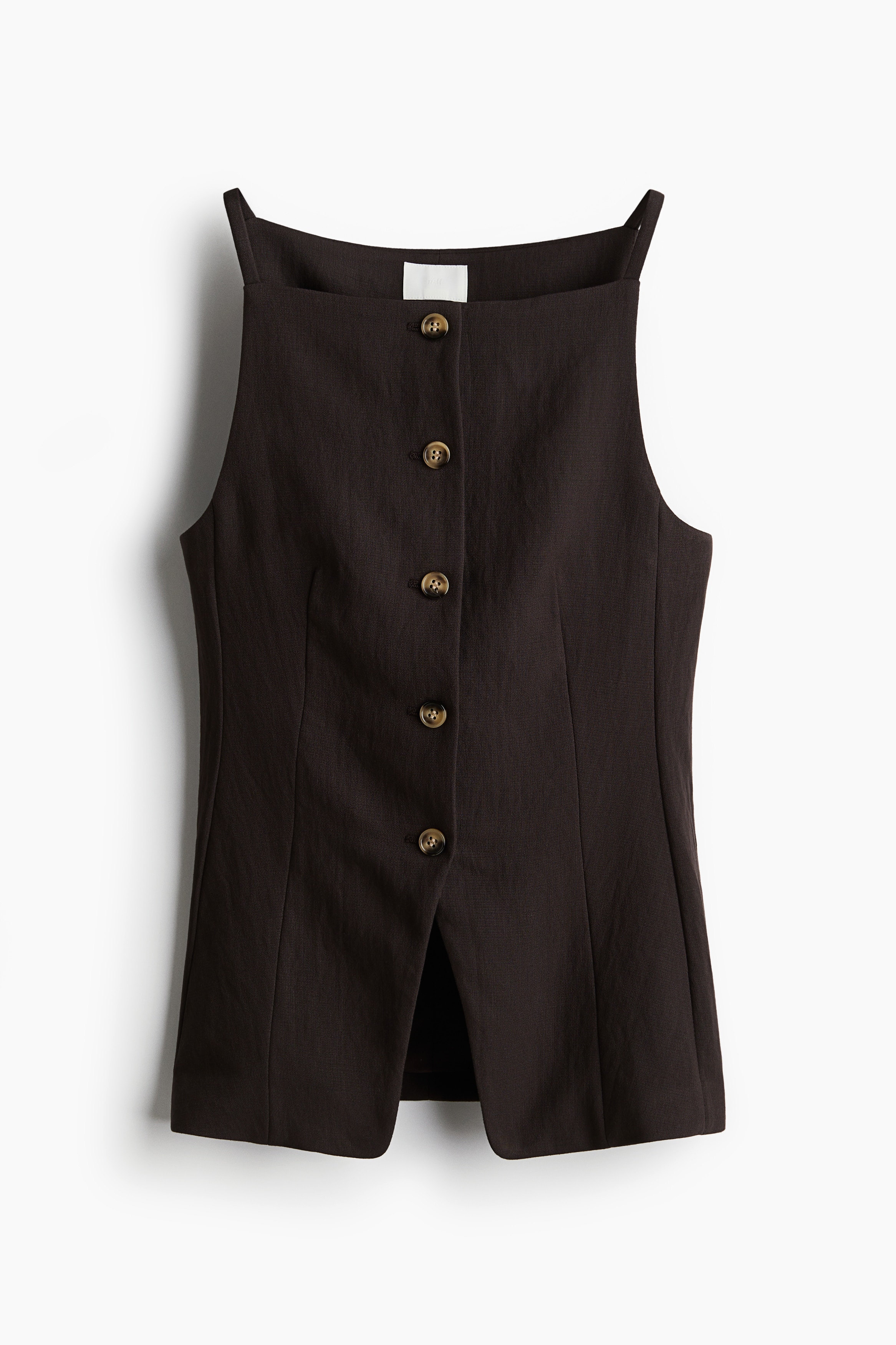 H & M - Taillierte Weste - Braun - Damen