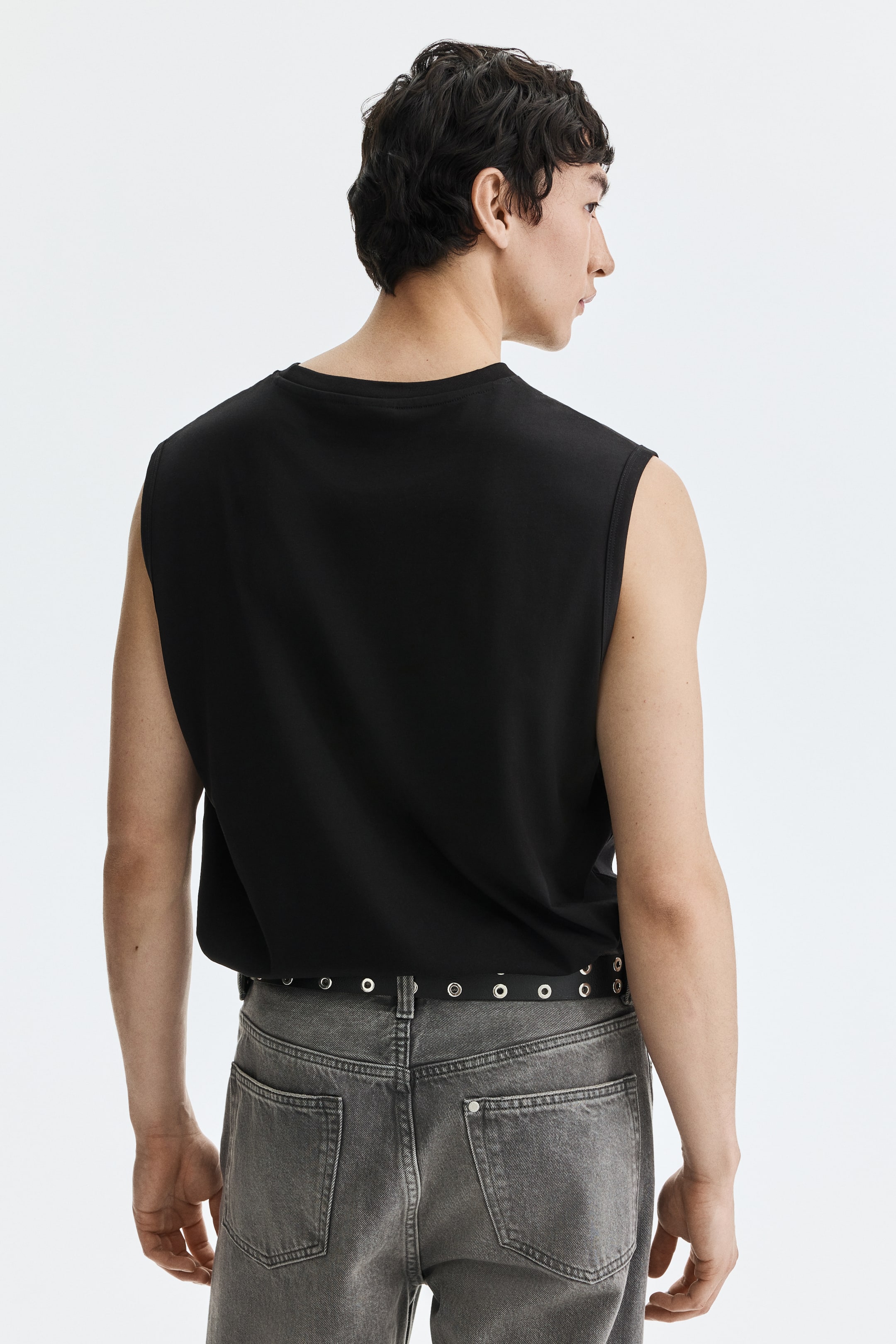 Мужские топы H&M COOLMAX® Regular Fit Tank Top — фото 3