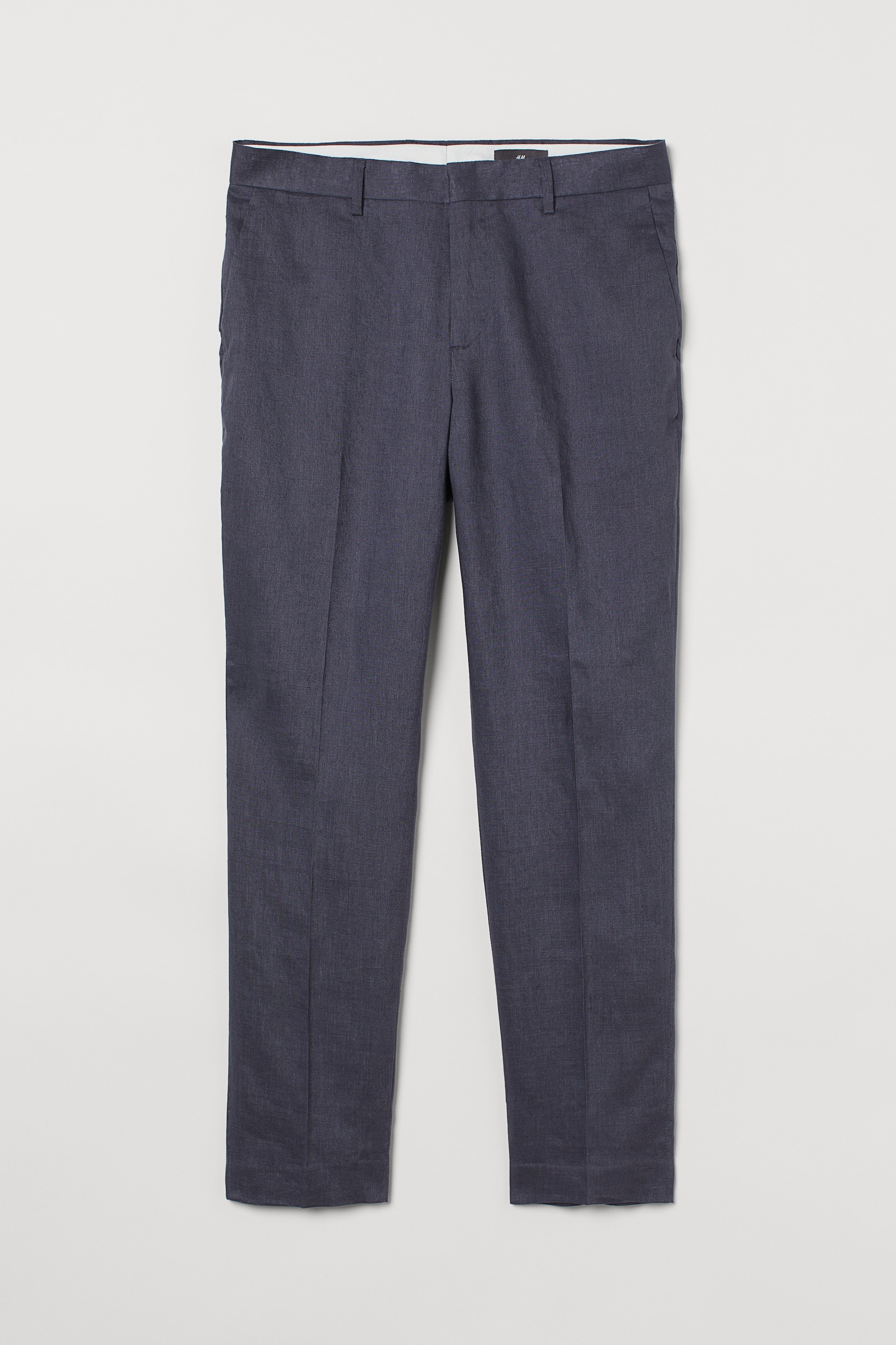 Slim Fit Linen Suit Pants