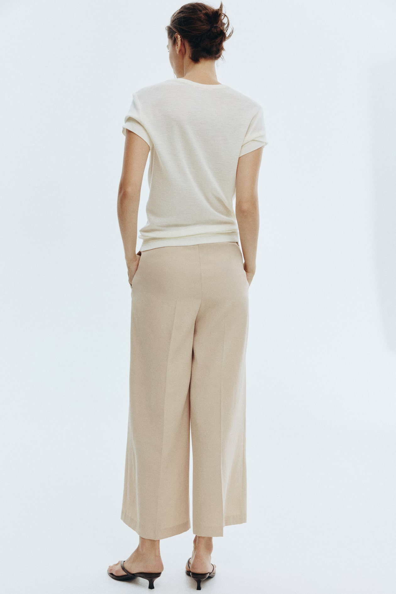 Wide-Leg Ankle-Length Pants - image 2