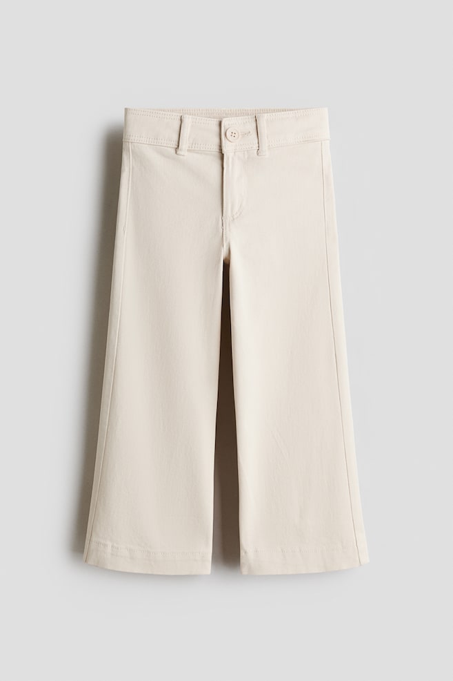 Flared Pants - Light beige/Black/Red/Light pink/Floral - 1