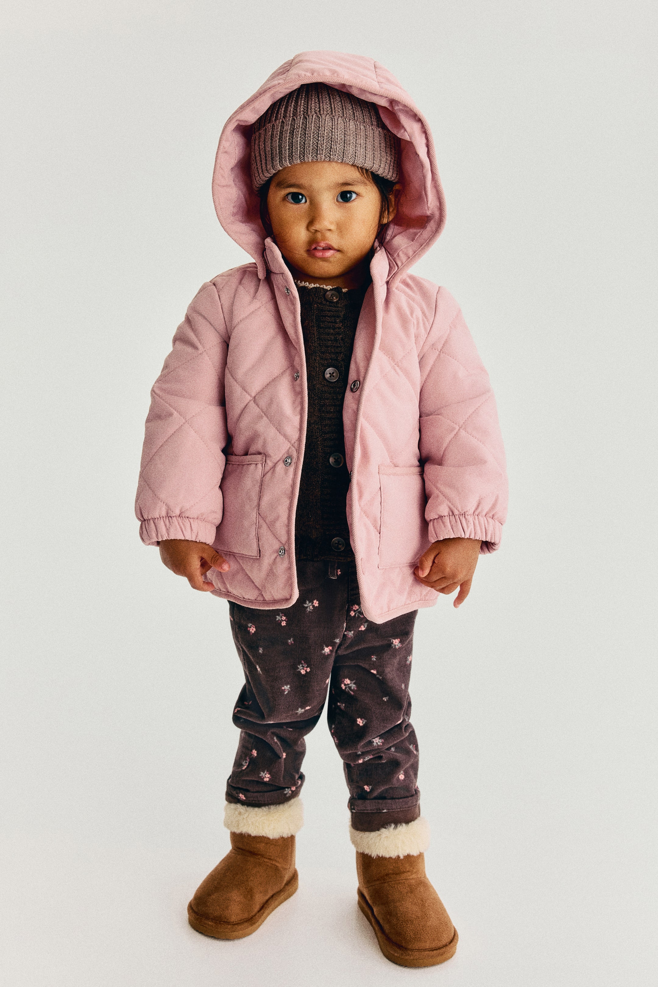 Grotere afbeelding bekijken: Doorgestikt jack - Lichtroze - KINDEREN | H&M NL 1