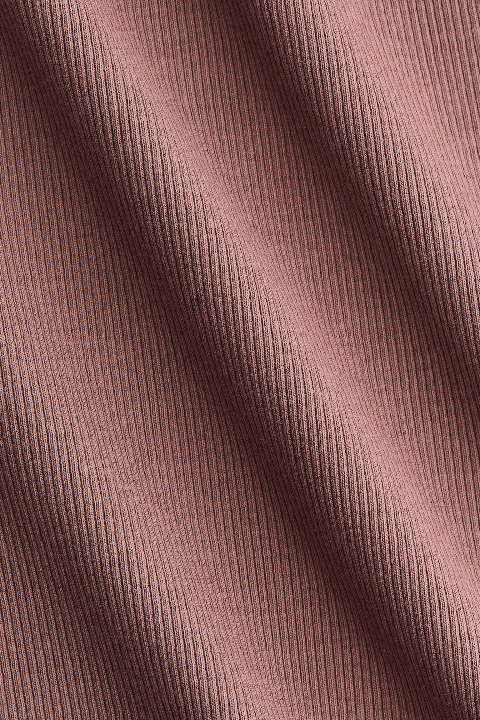 Ribbed cotton vest top - Dark dusty pink/White/Black/Navy blue - 4