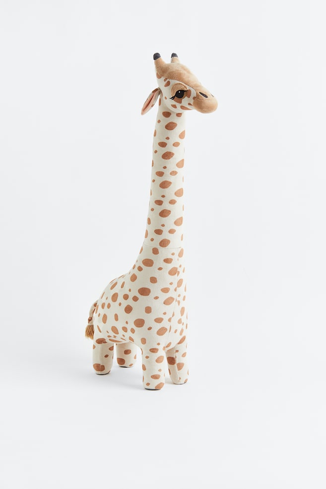 Stort krammedyr - Beige/Giraf - 1