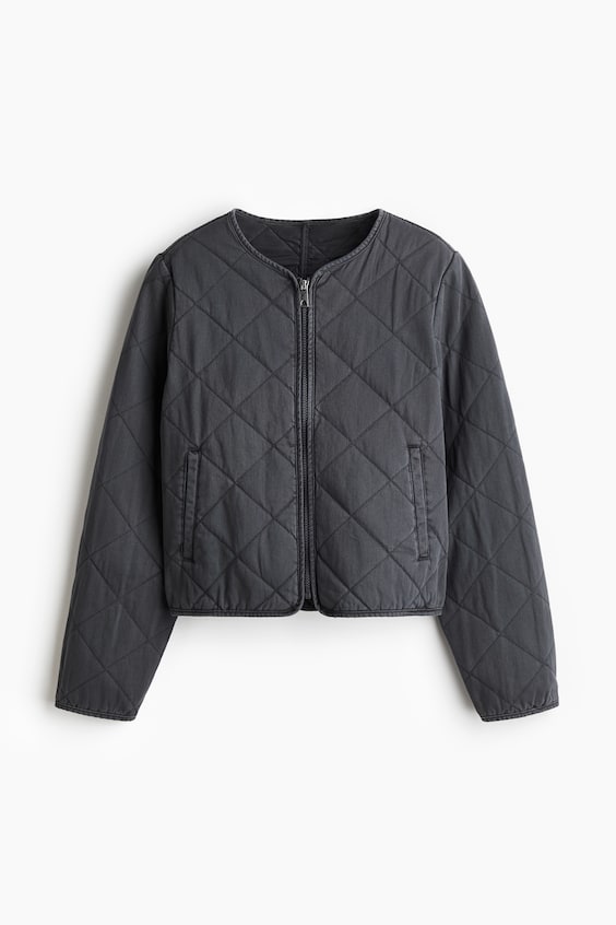Женские куртки H&M Quilted Cotton Jacket