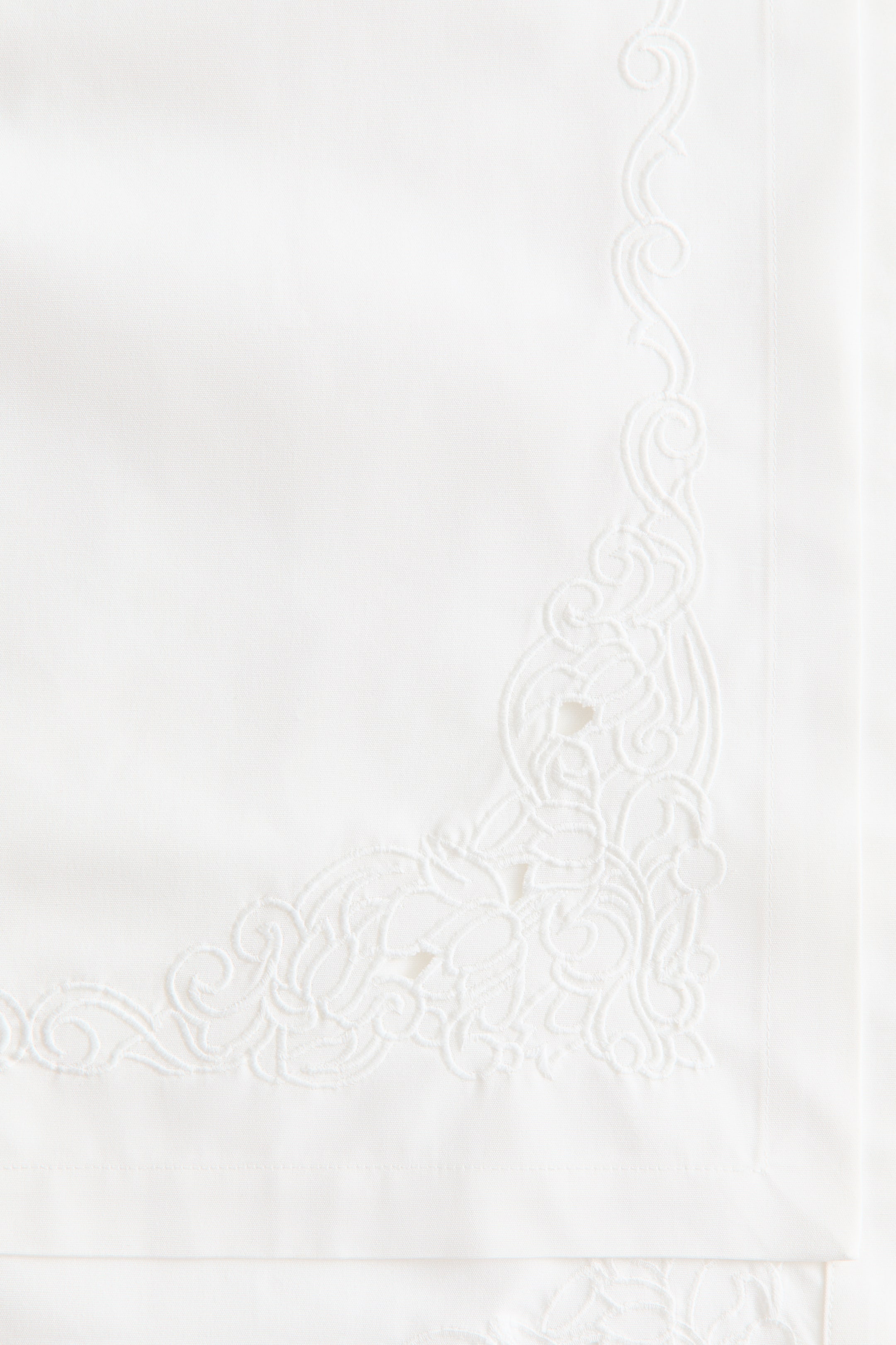 Embroidered-Detail Table Runner