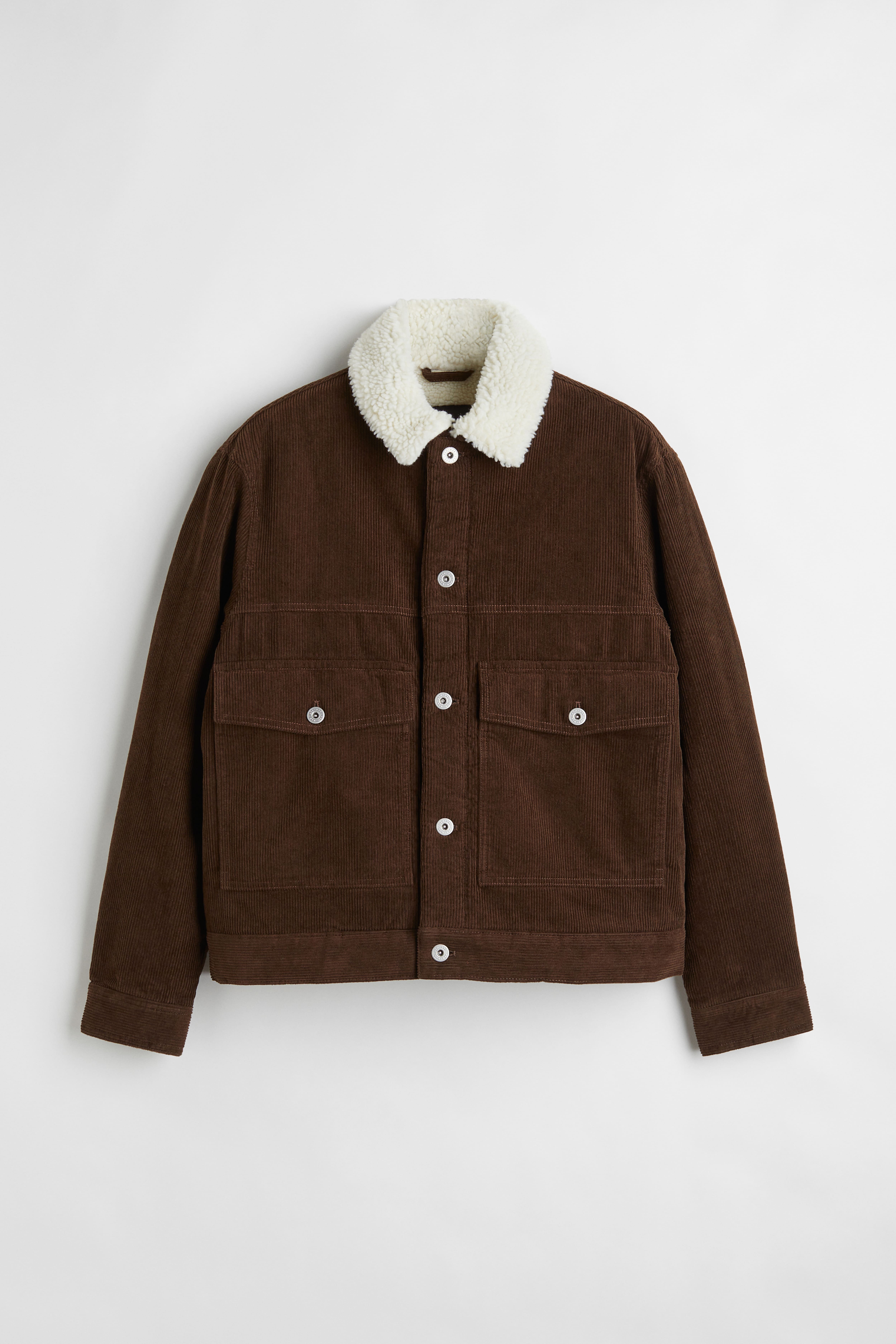 H&M Wool jacket brown mens shops