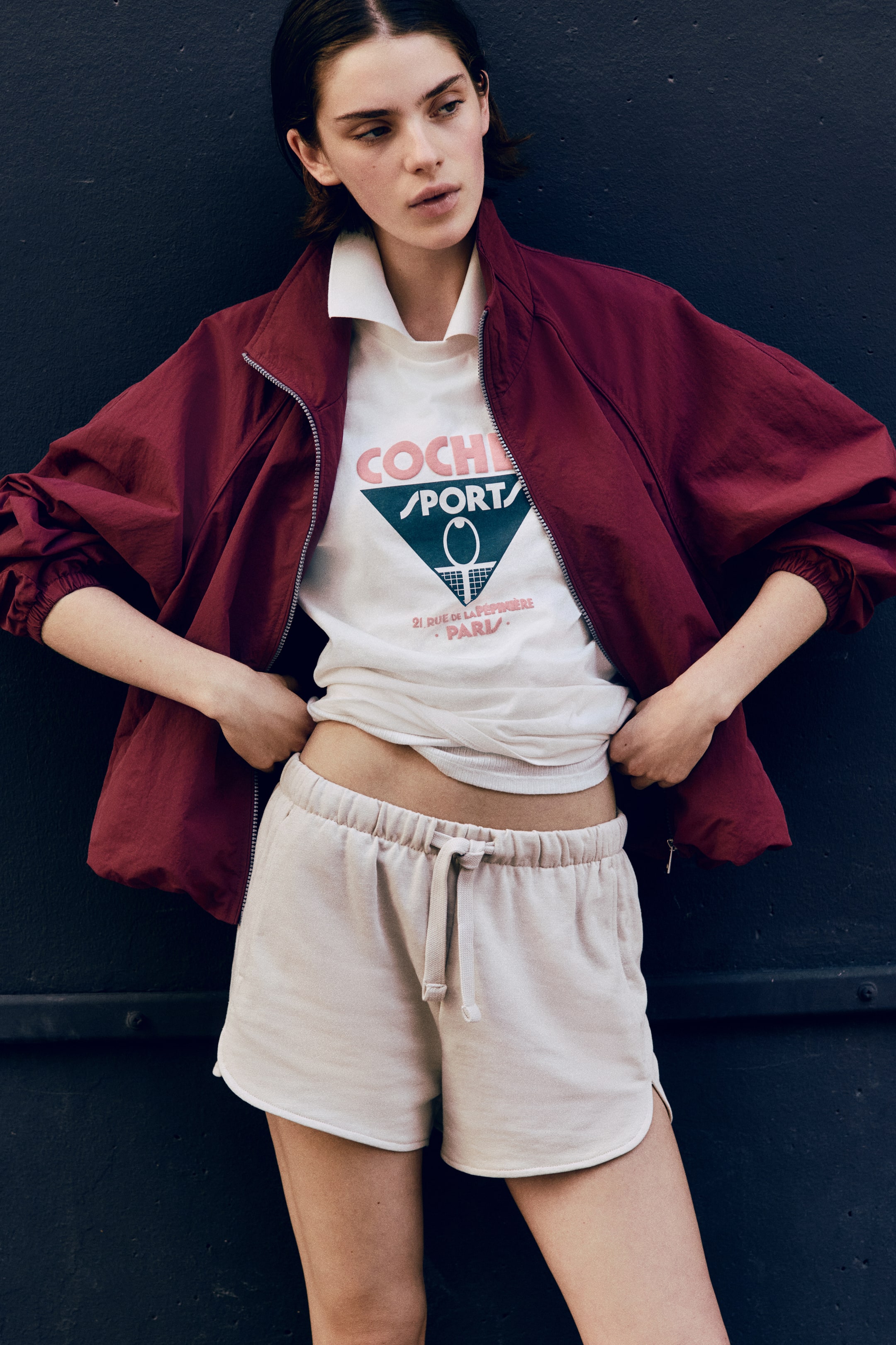 Oversized Bubble-Hem Jacket