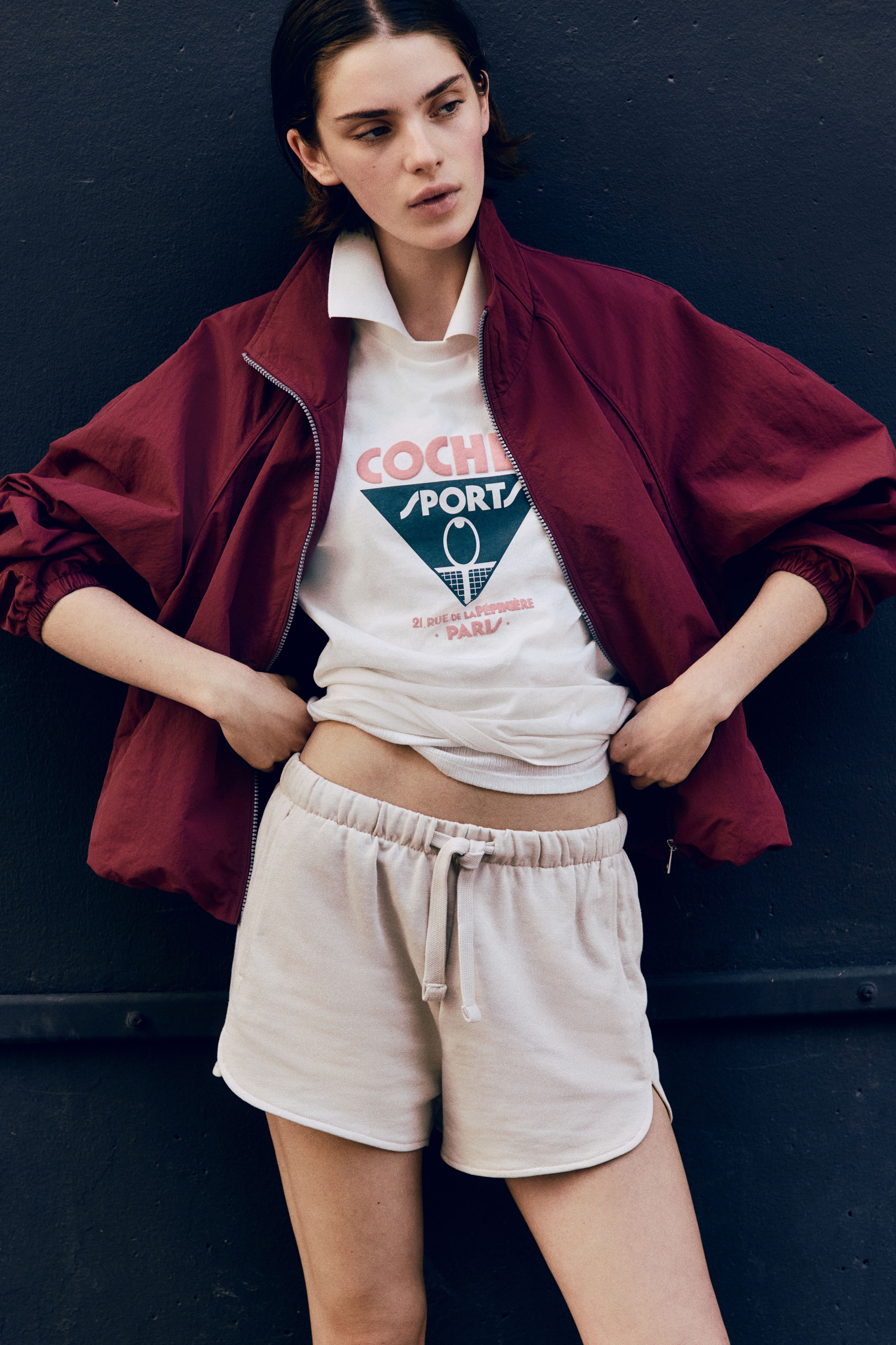 Oversized Bubble-Hem Jacket