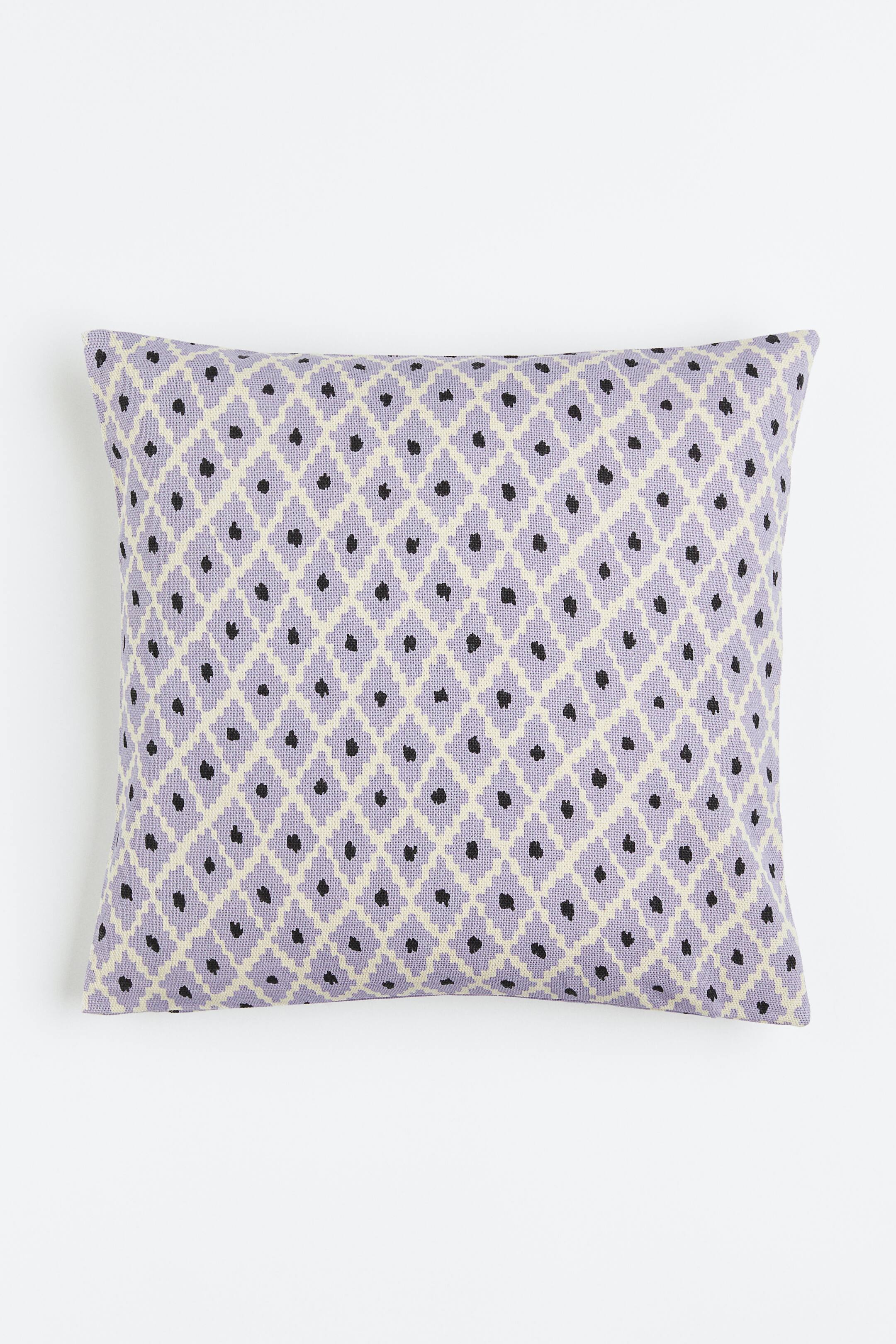View larger image: Patterned cotton cushion cover - Light purple/Patterned - Home All | H&M IN 1