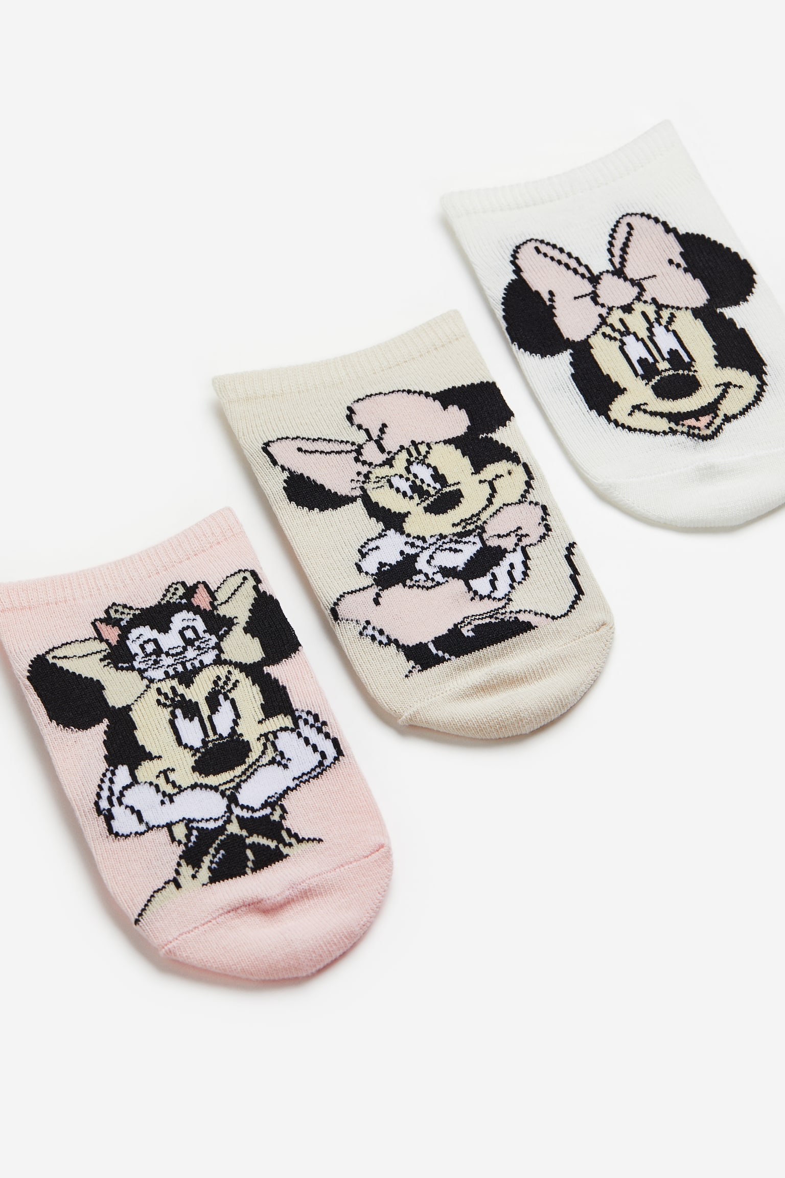 7-pack Sneaker Socks - Light pink/Minnie Mouse - 2