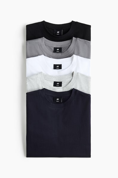 レギュラーフィットTシャツ 5枚セット