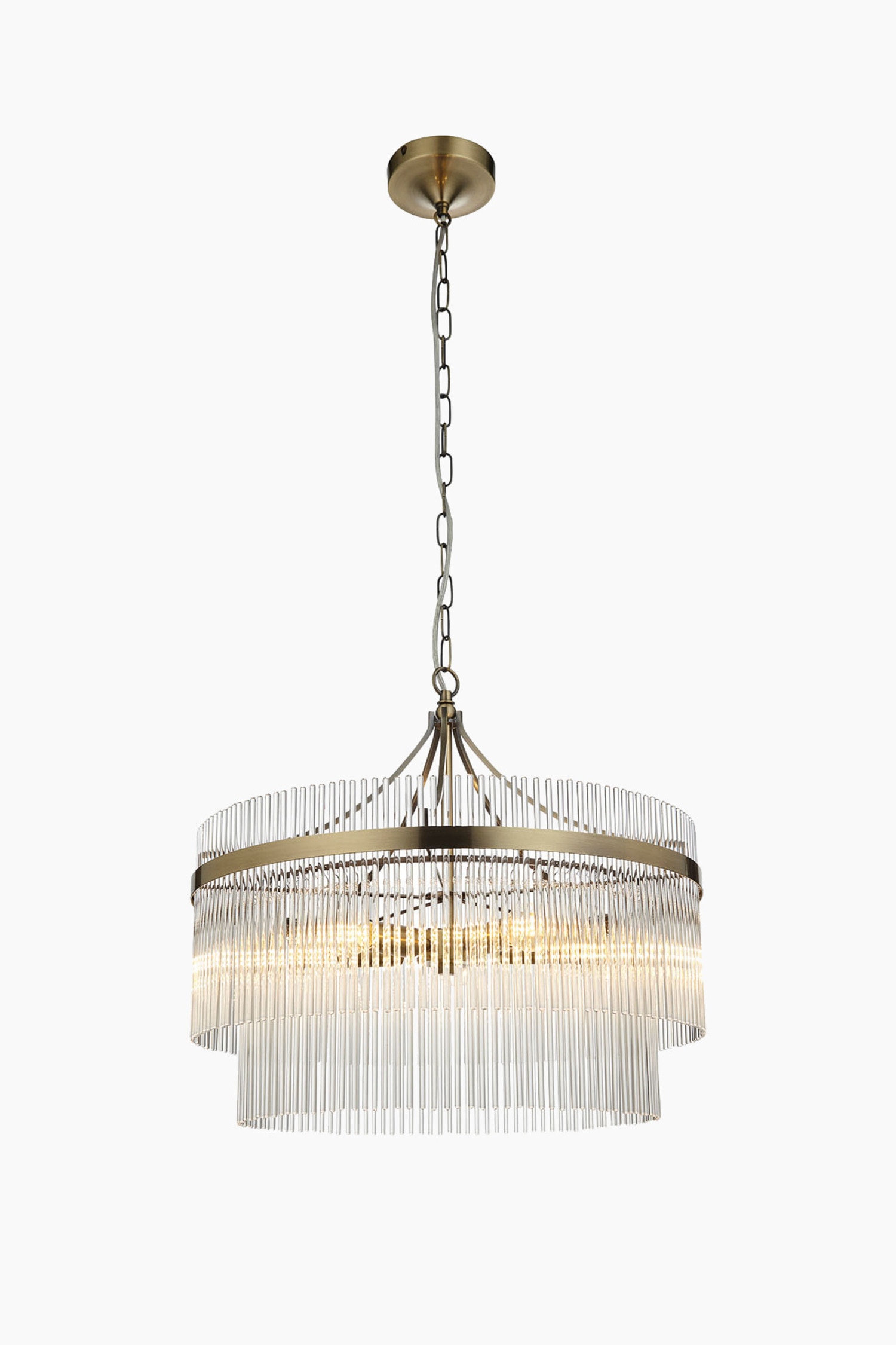 Chandelier 5 Pendant Light - Brass
