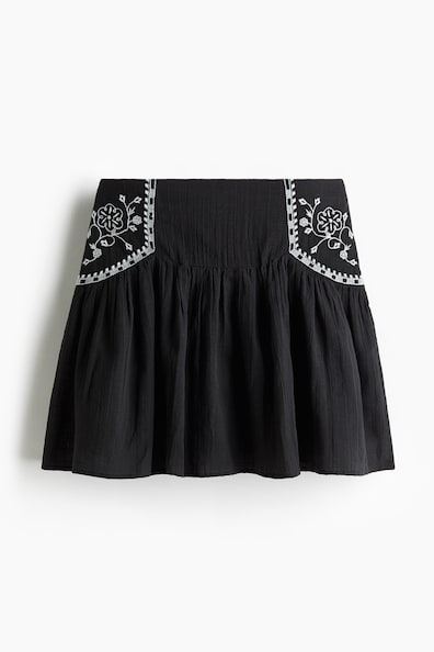 刺繍スカート