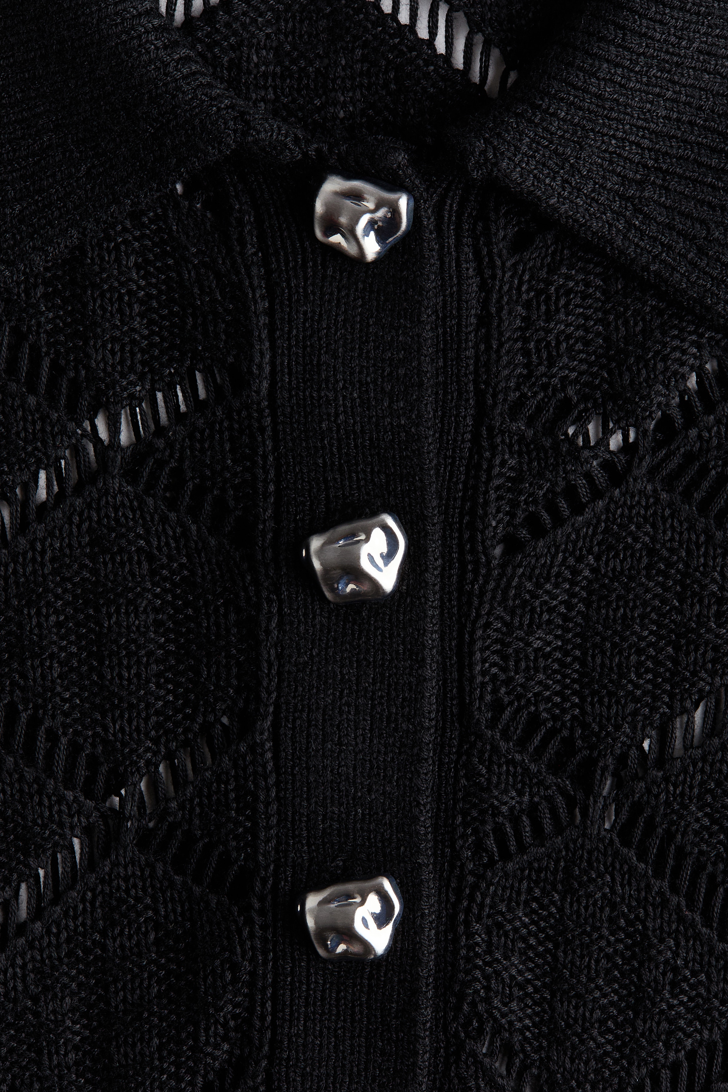 Crochet-Look Polo Shirt by H&M