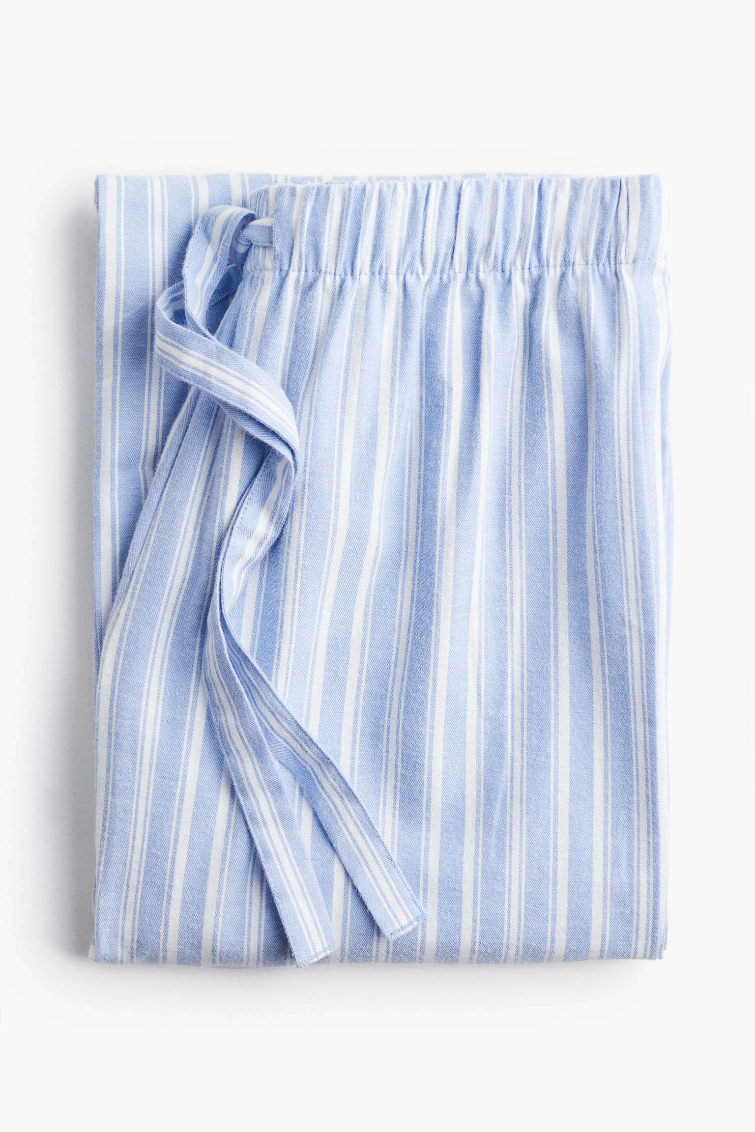 Flannel pyjama bottoms - Light blue/Striped/White/Blue checked/Black/Checked/White/Light grey striped/Navy blue/Green checked/White/Light pink striped/Black/White checked/White/Checked - 5