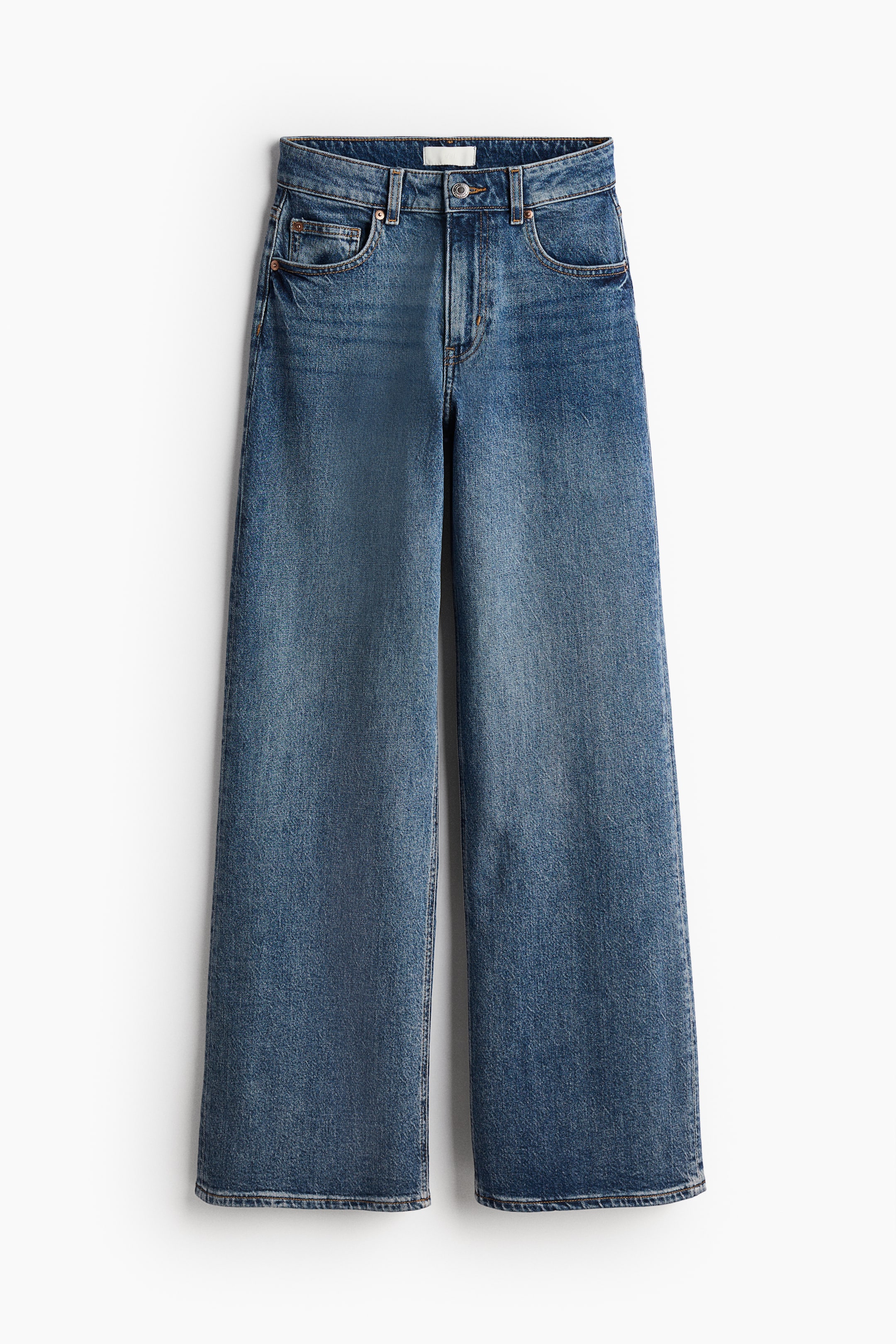 Wide High Jeans - Denim blue - Ladies | H&M GB 4