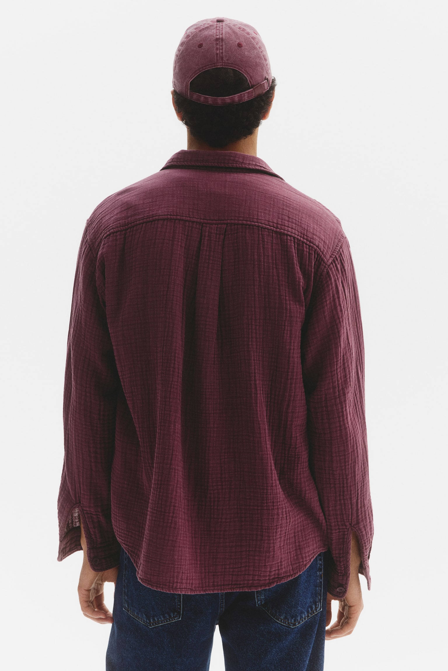 Camisa em musselina de algodão Regular Fit - 5