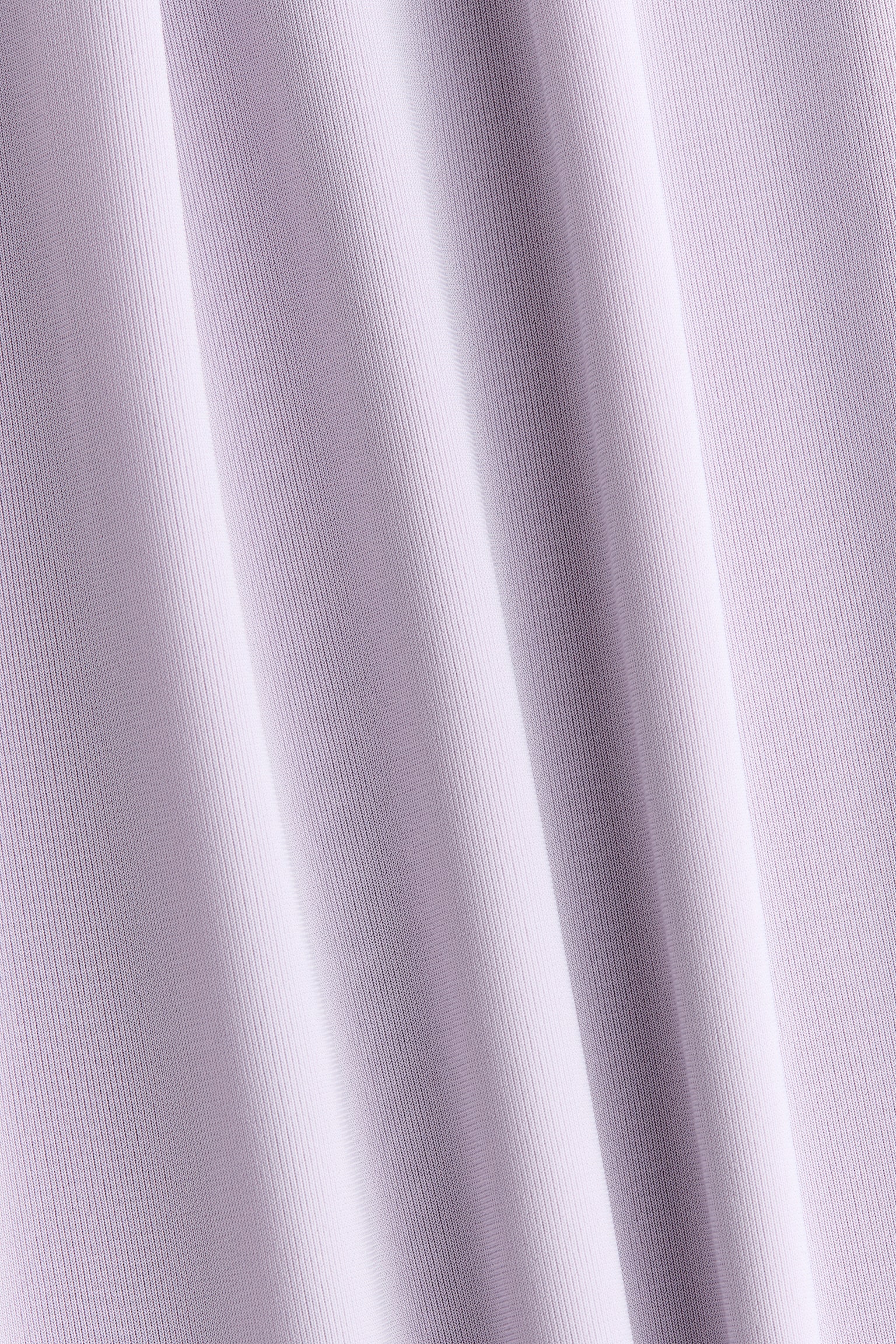 Draped One-Shoulder Jersey Dress - Light dusty purple - 6