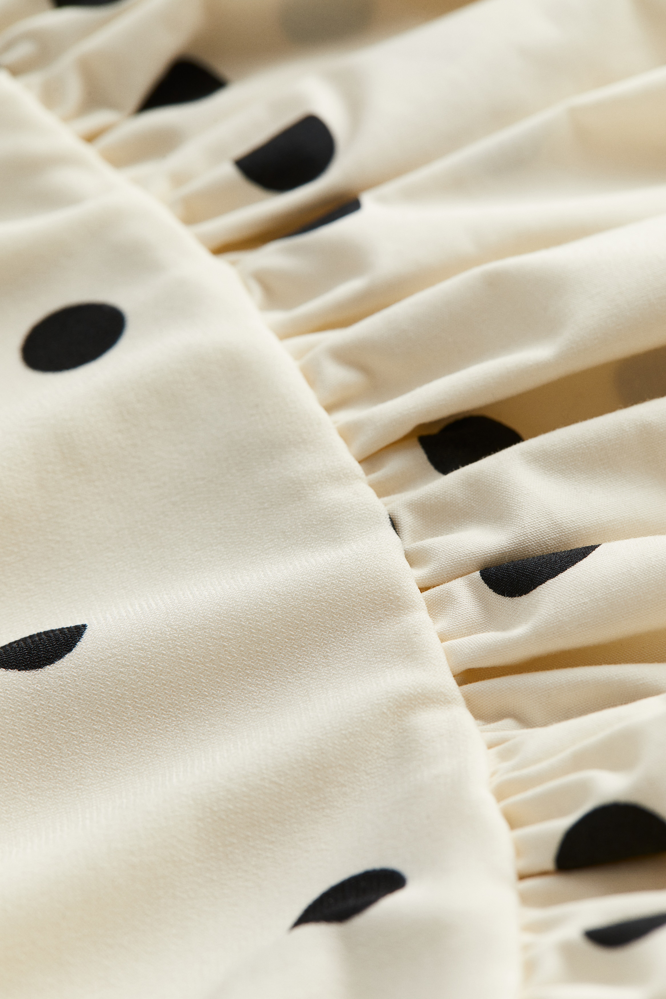 polka dot top h&m