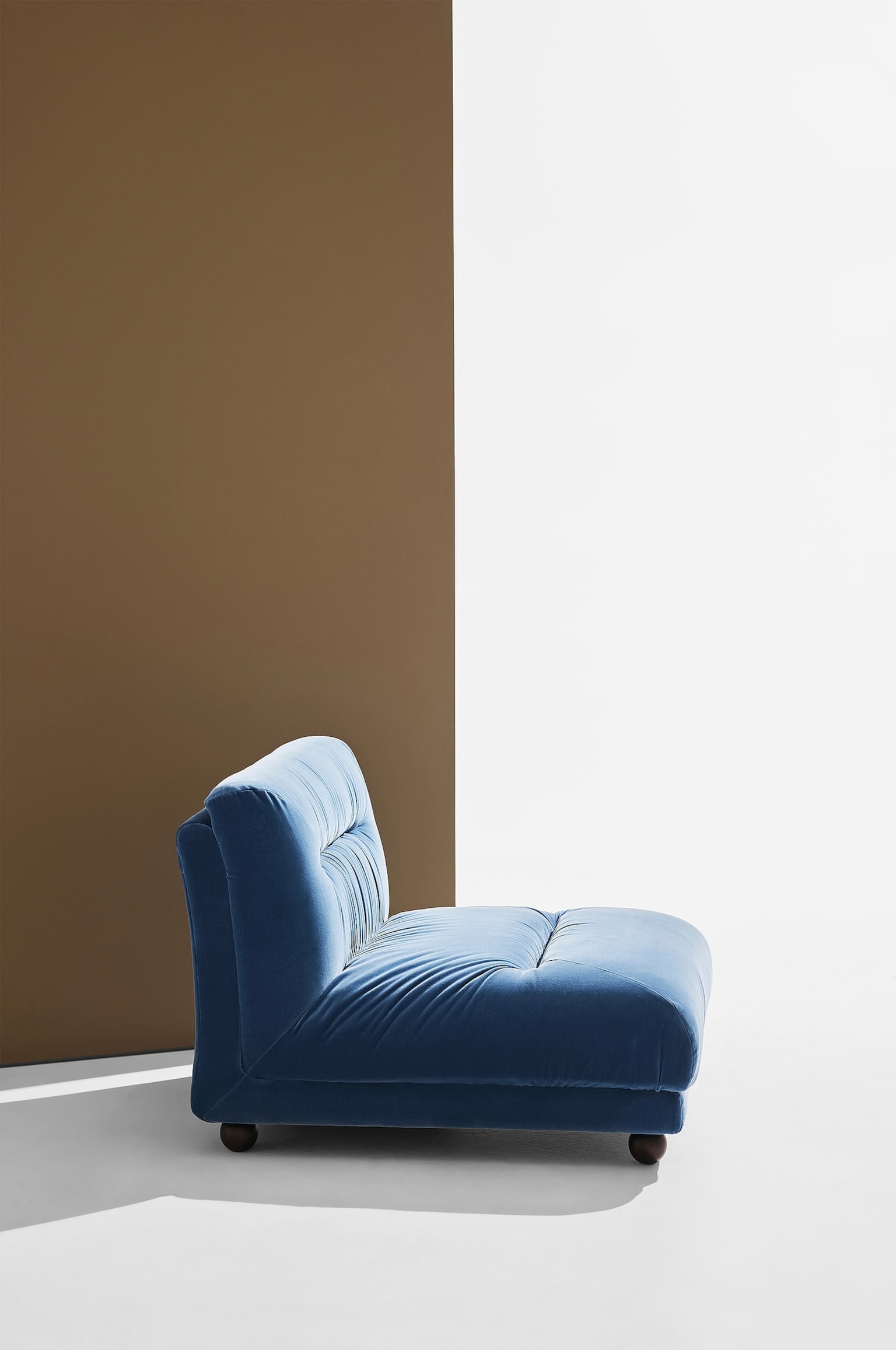 Elmo Sessel - Blau Samt - 3