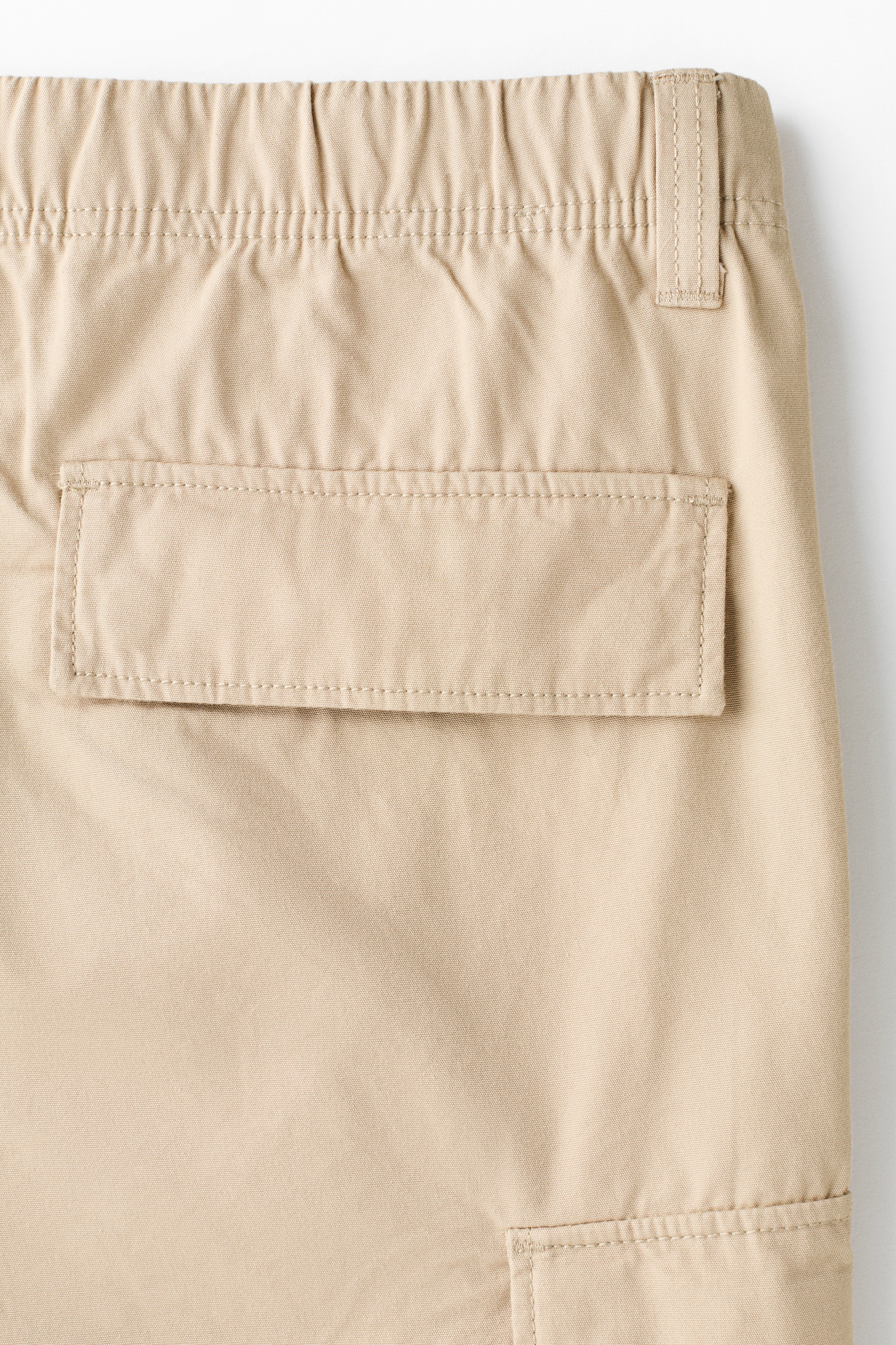 Relaxed Fit Cotton cargo trousers