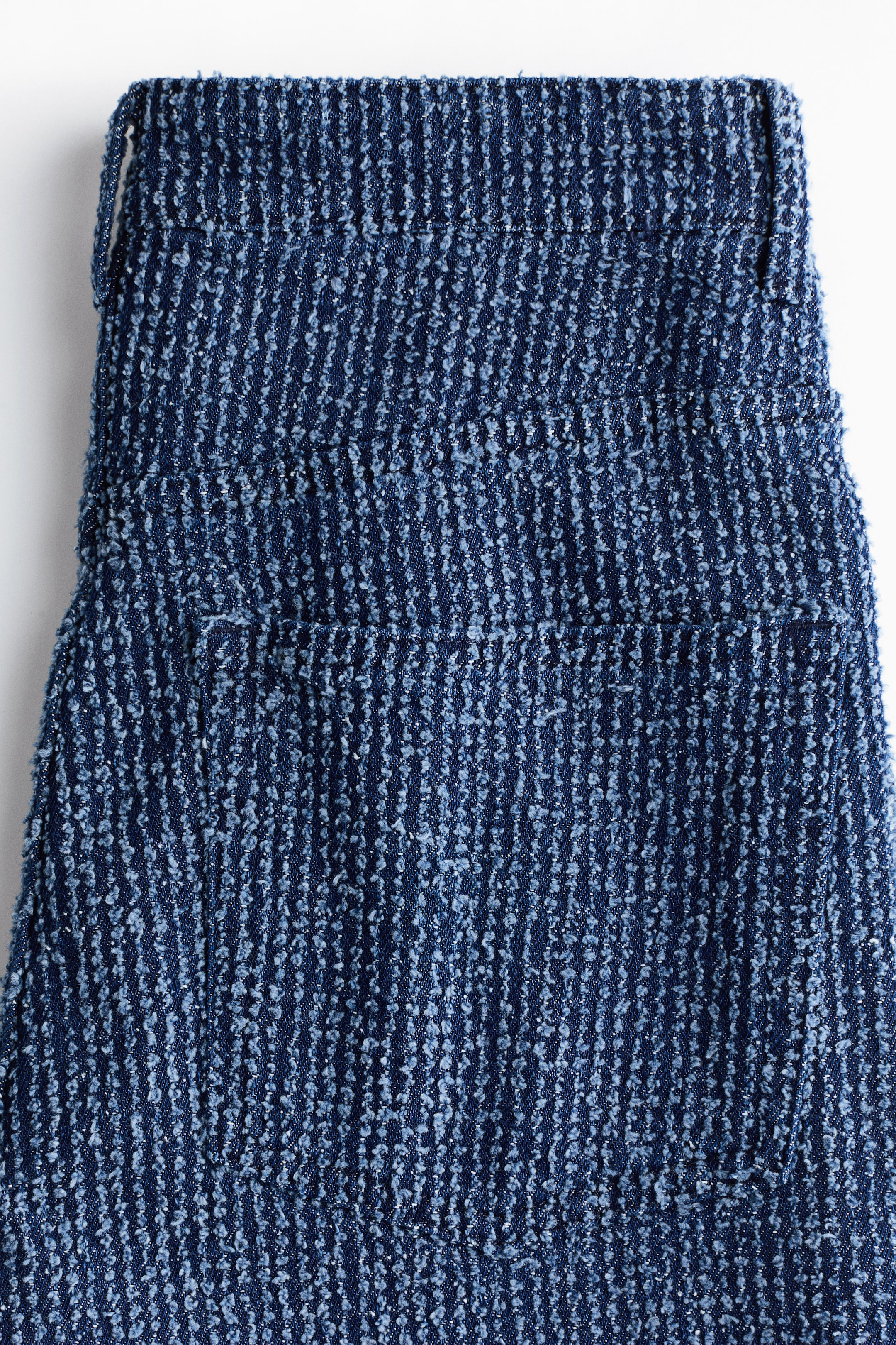 Bouclé Bootcut High Waist Jeans