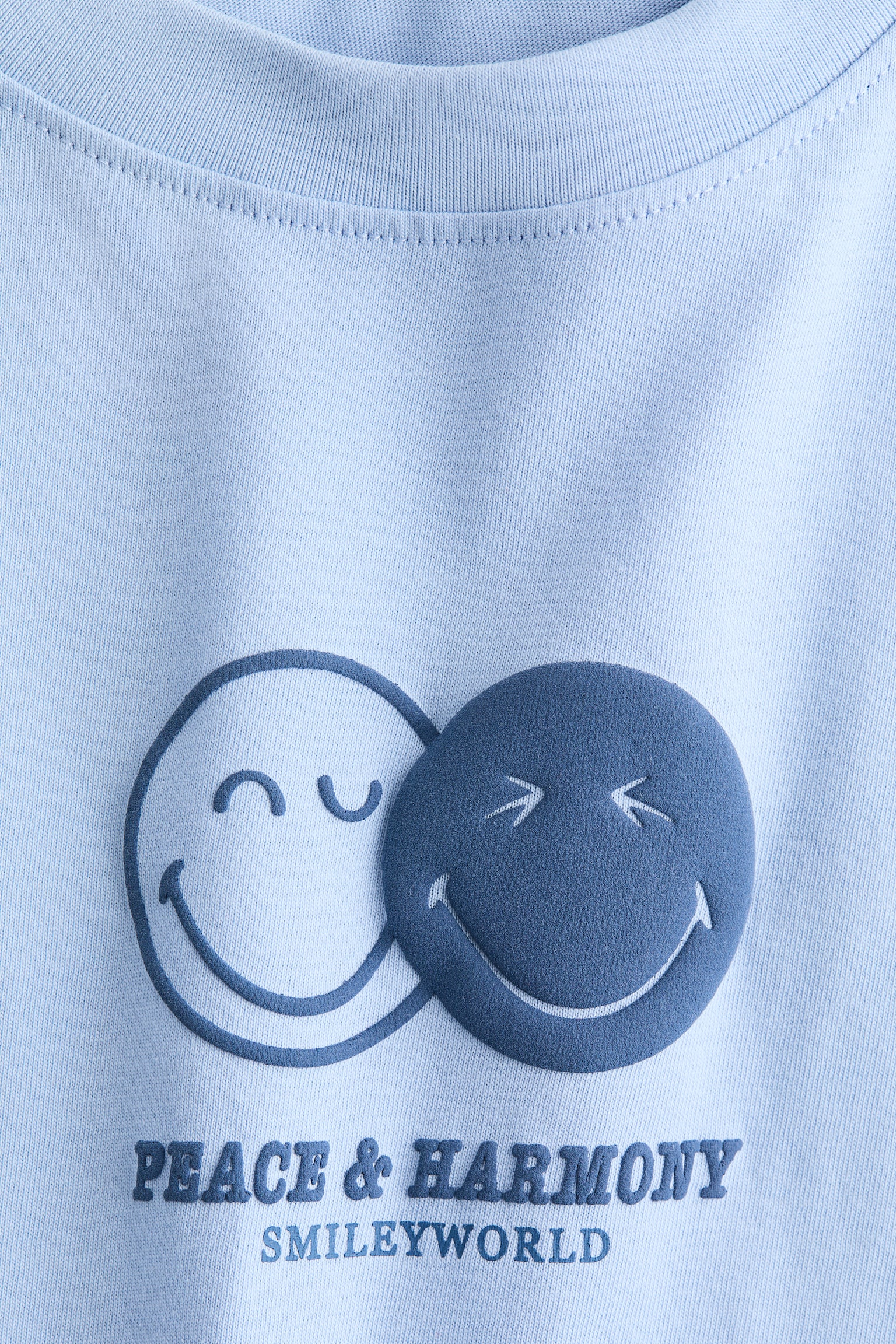 Cotton T-Shirt with Printed Motif - Light blue/SmileyWorld®/Dusty purple/Kuromi - 2