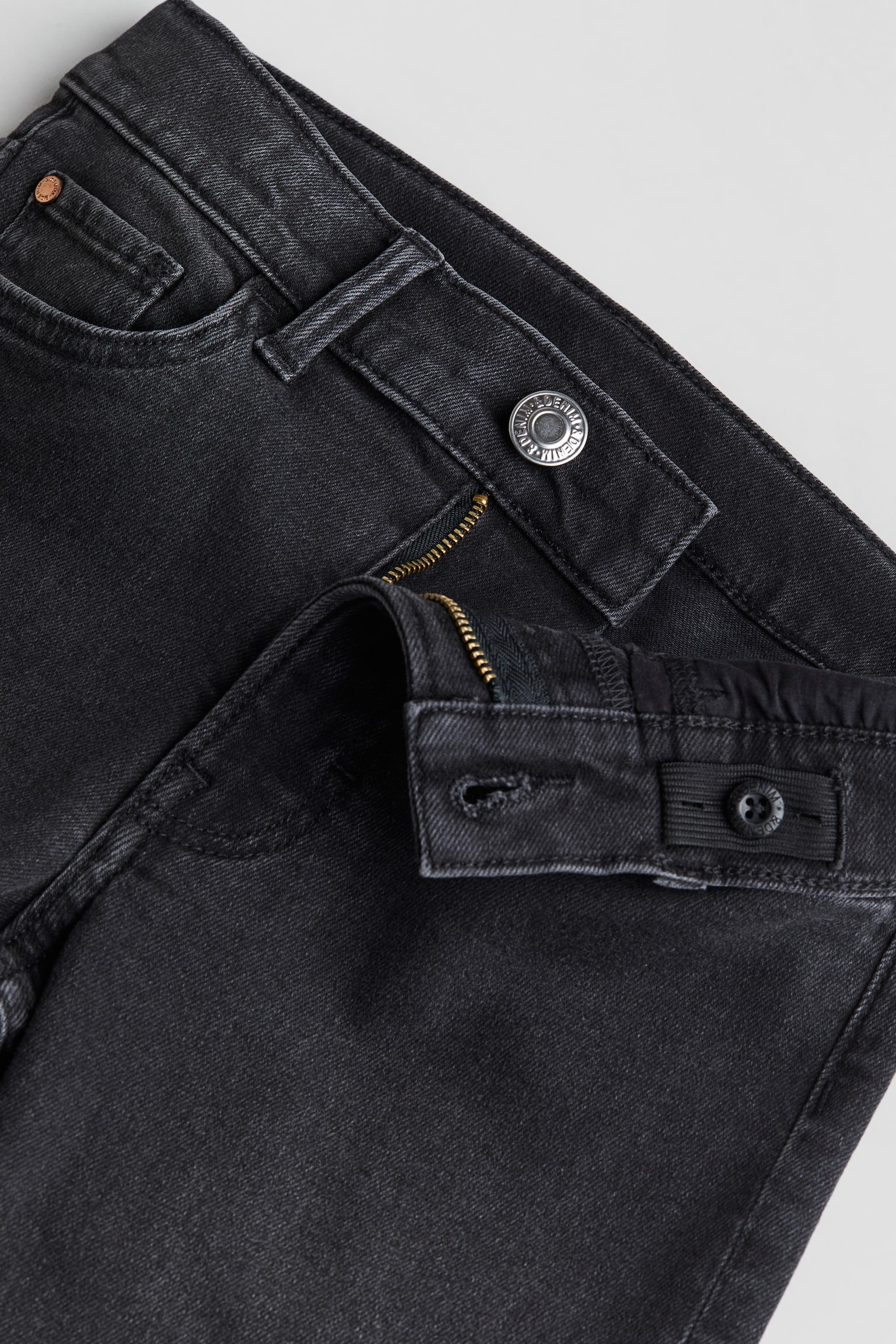 Comfort Stretch Slim Fit Jeans - Black/Dark grey - 5