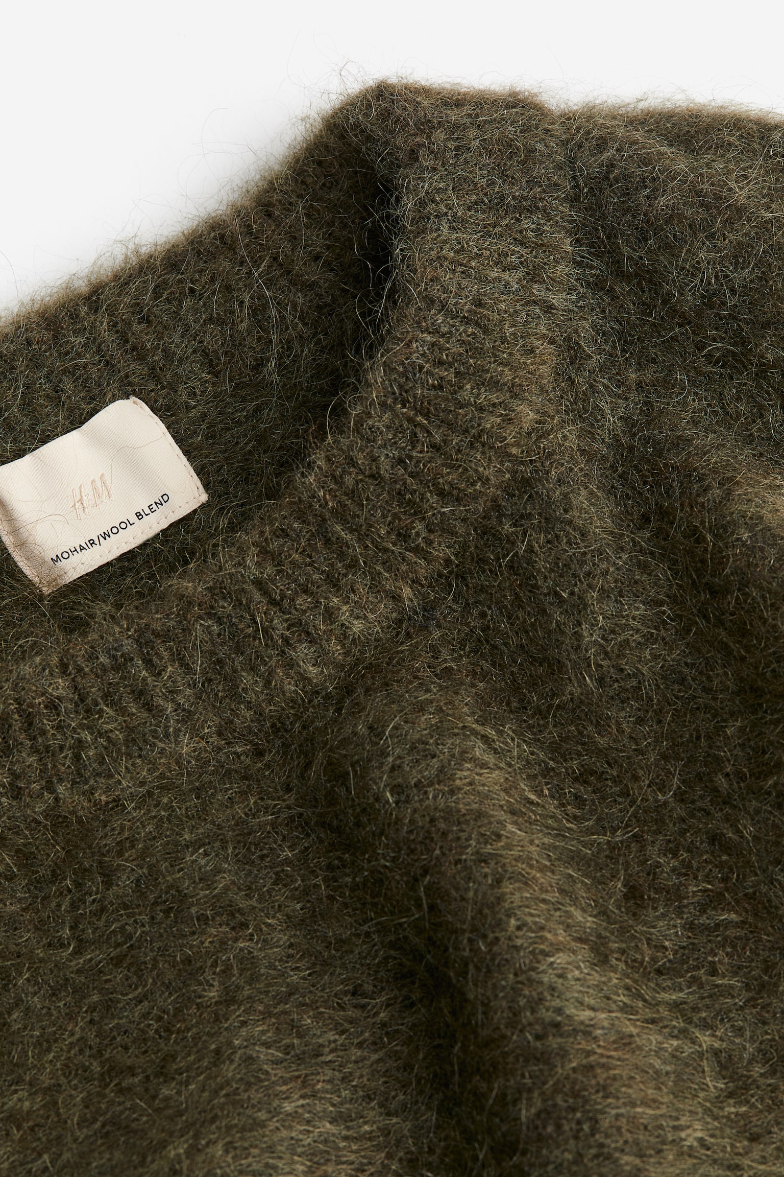 Oversized mohair-blend jumper - Forest green - 2