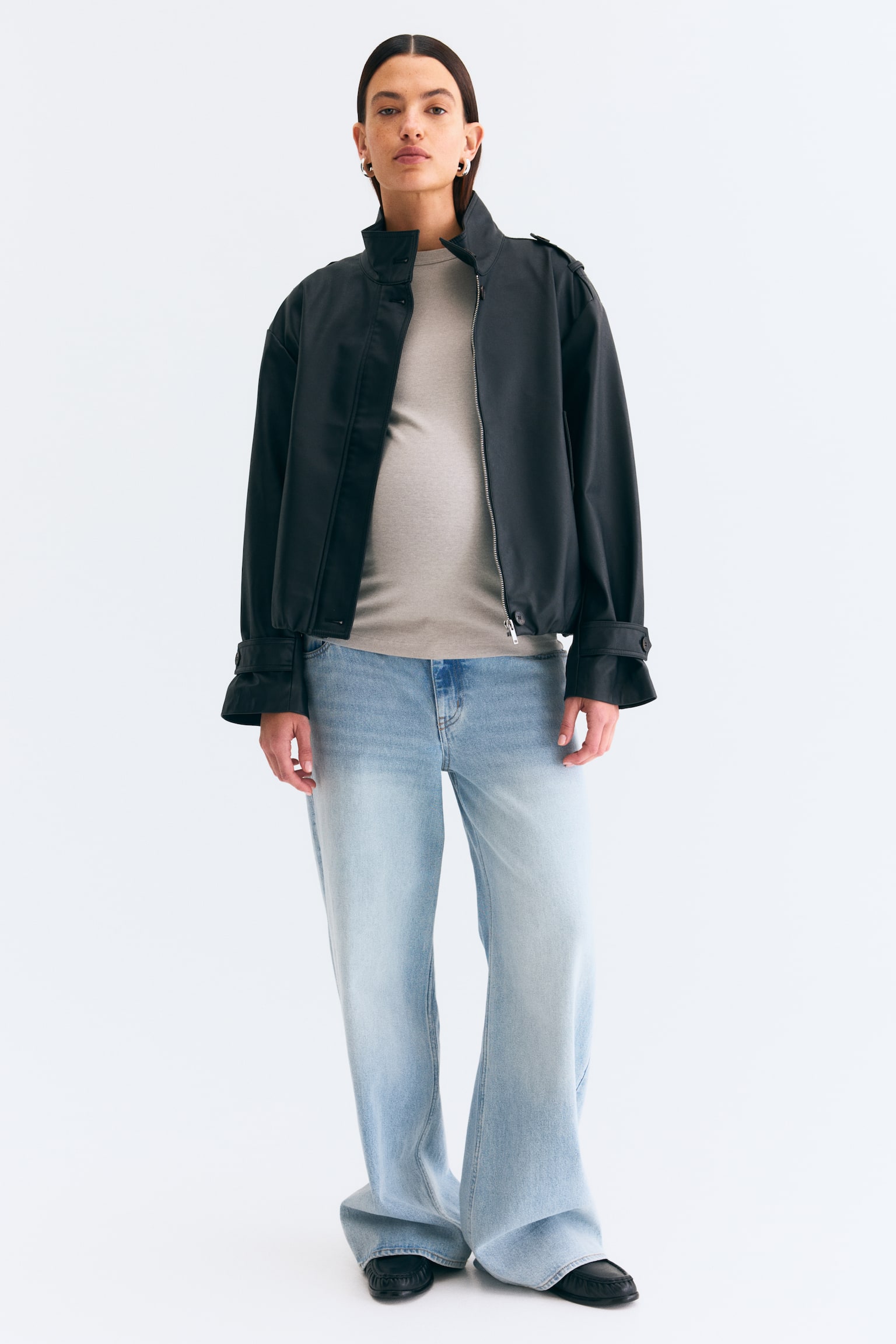 MAMA Ribbed top - Light greige/Black/White/Light pink/Pale yellow/Dark brown - 5