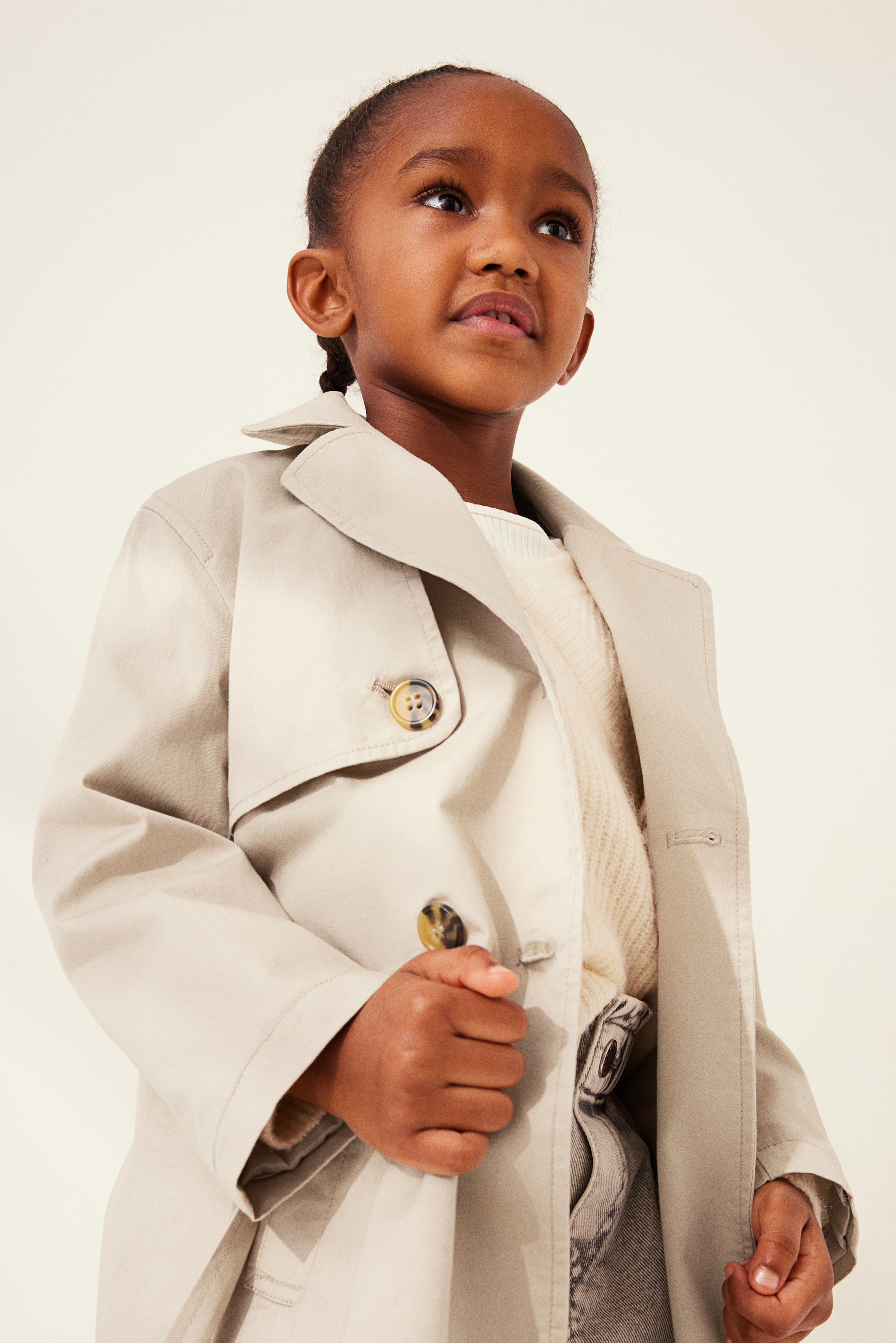 Little girl trench coat online