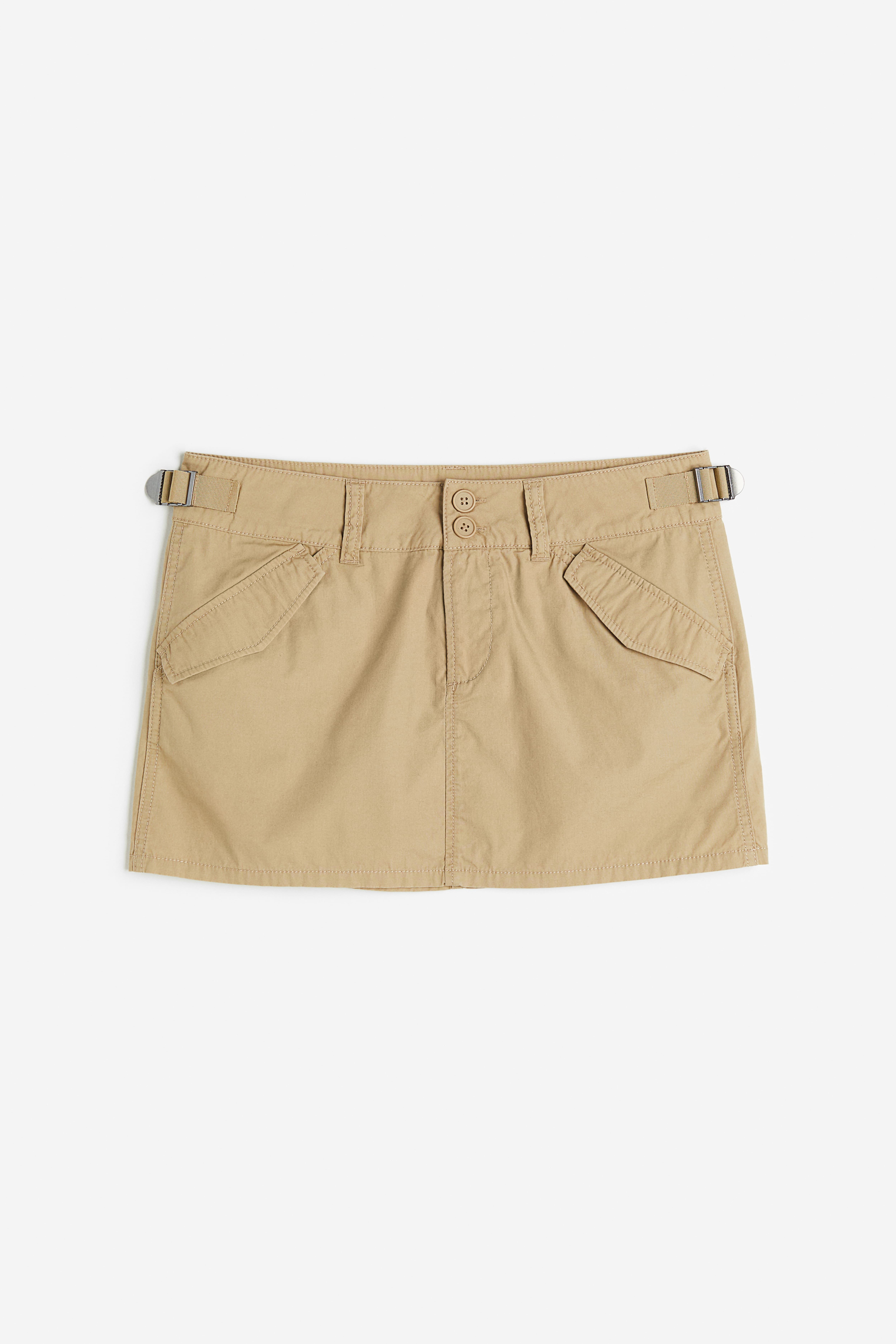 Beige utility skirt hotsell