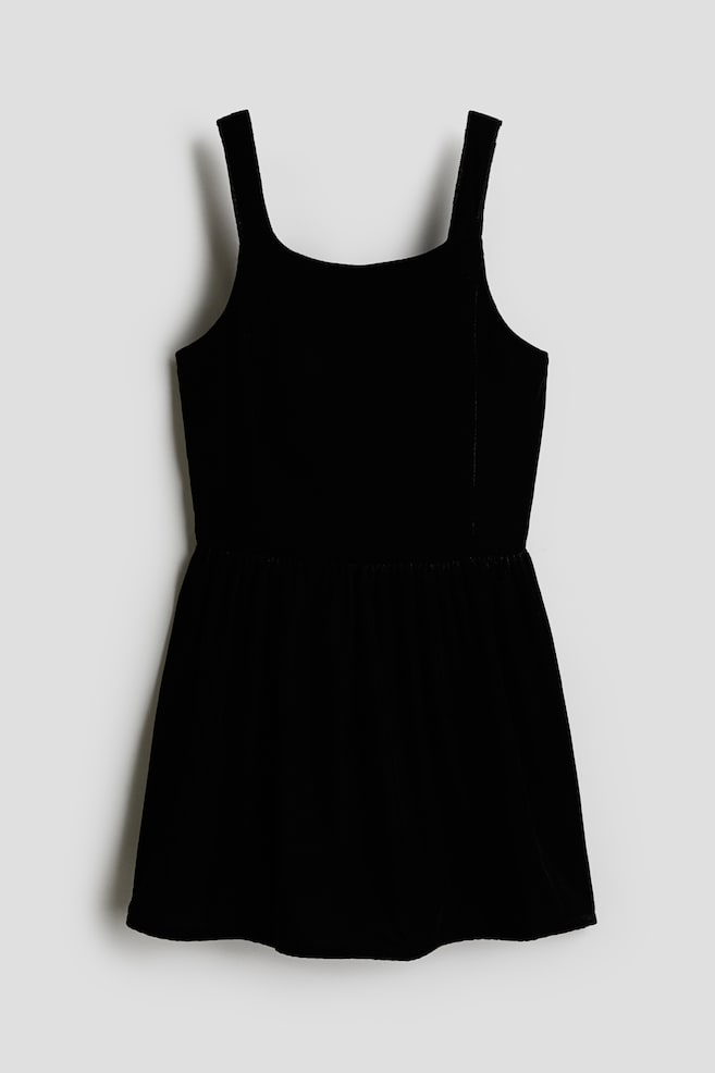 Samtkleid - Schwarz - 1