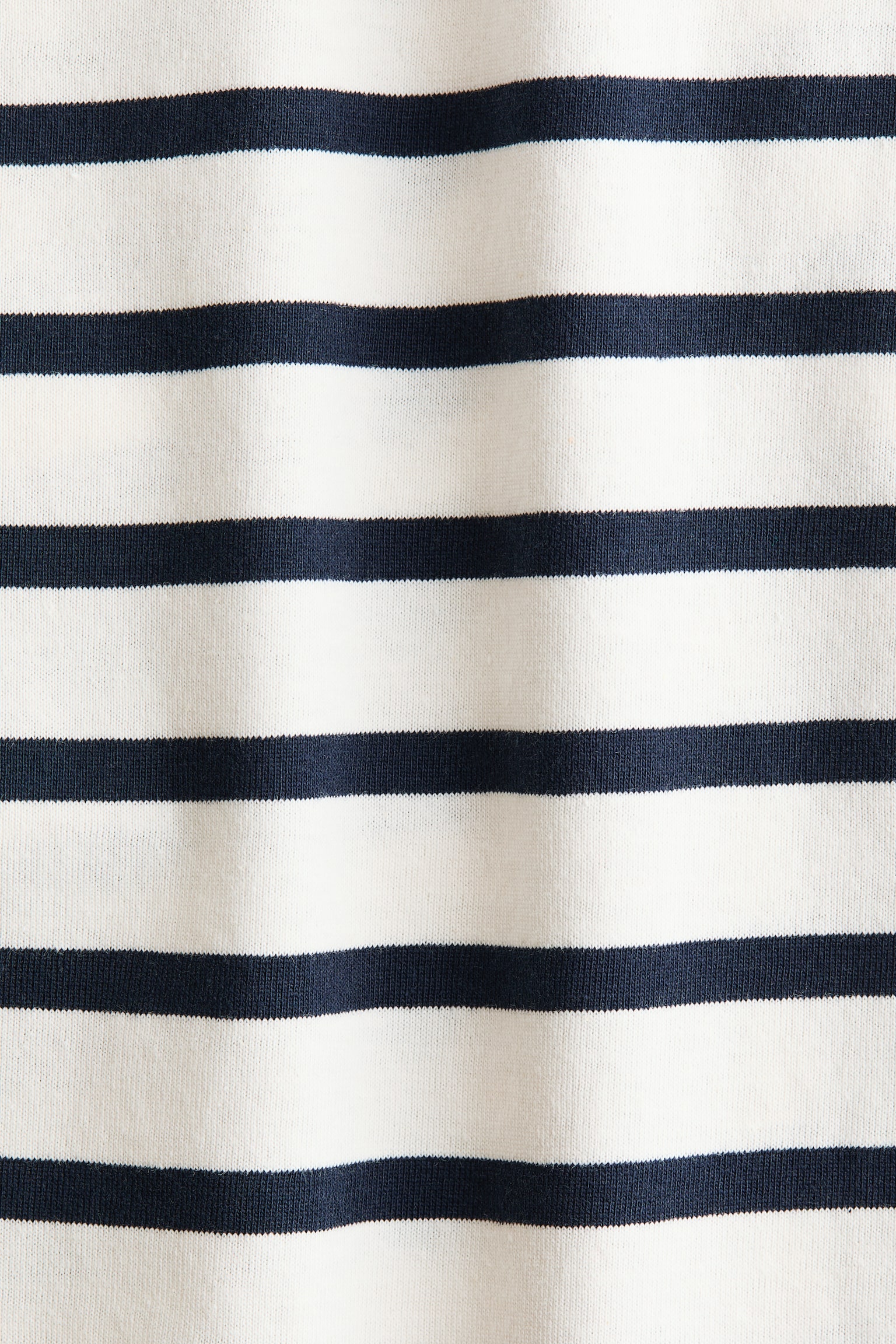 Женский топ H&M Long-Sleeved Boat-Neck, цвет: Кремовый / Полосатый — фото 5