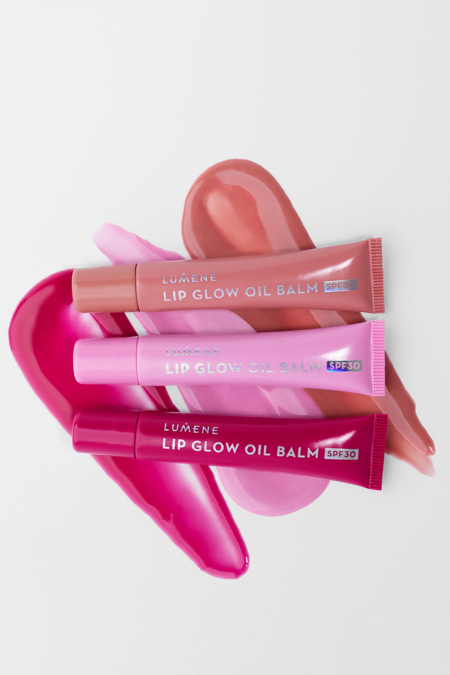 Lip Glow Oil Balm Spf30 - 2 Marsmallow/3 Cherry/1 Fudge - 3