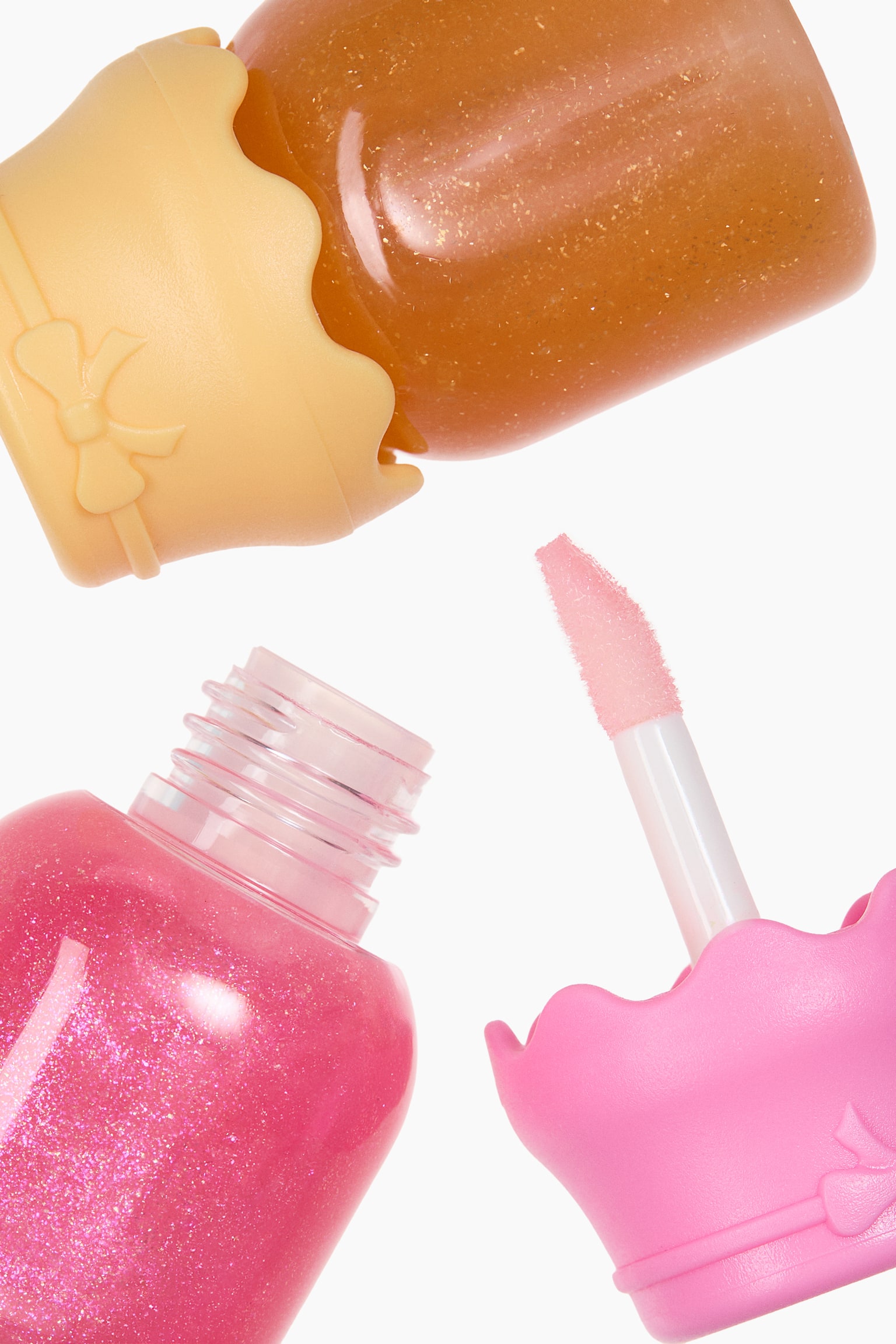 Jam Glaze Duo de aceites labiales - Miel/Fresa - 3