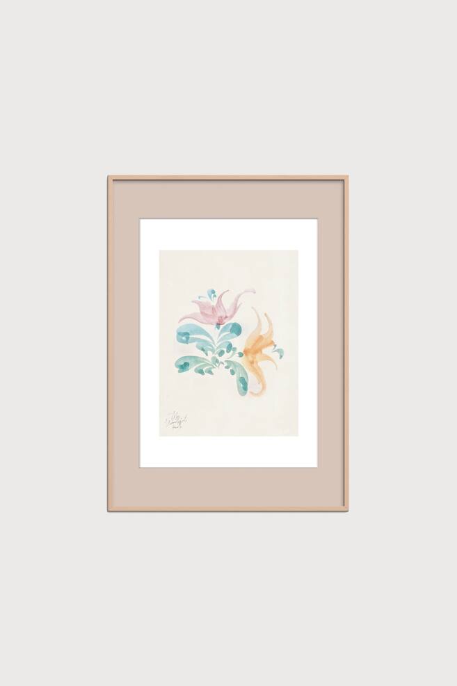 My Wonderful Finds - Color Splash (framed) - Blød Pink/blomster - 1