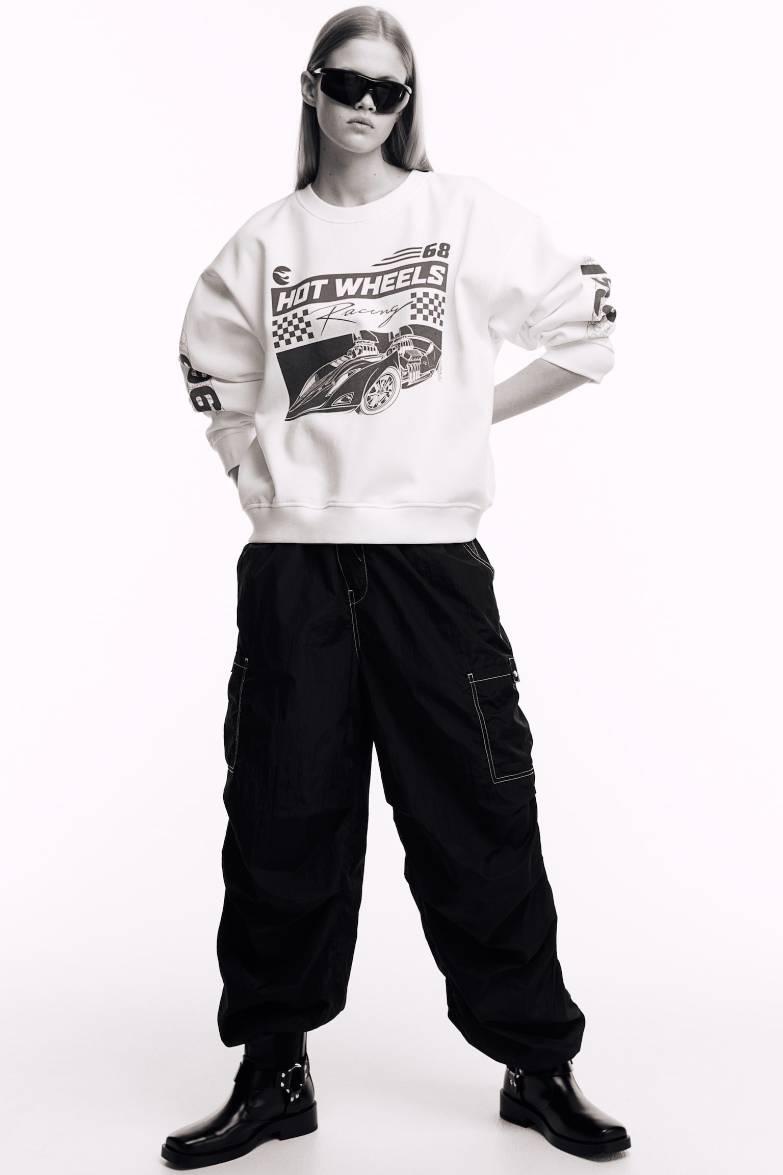 Printed sweatshirt - Cream/Hot Wheels/Light grey marl/NFL/Cream/NFL/Cream/Universal Monsters - 2