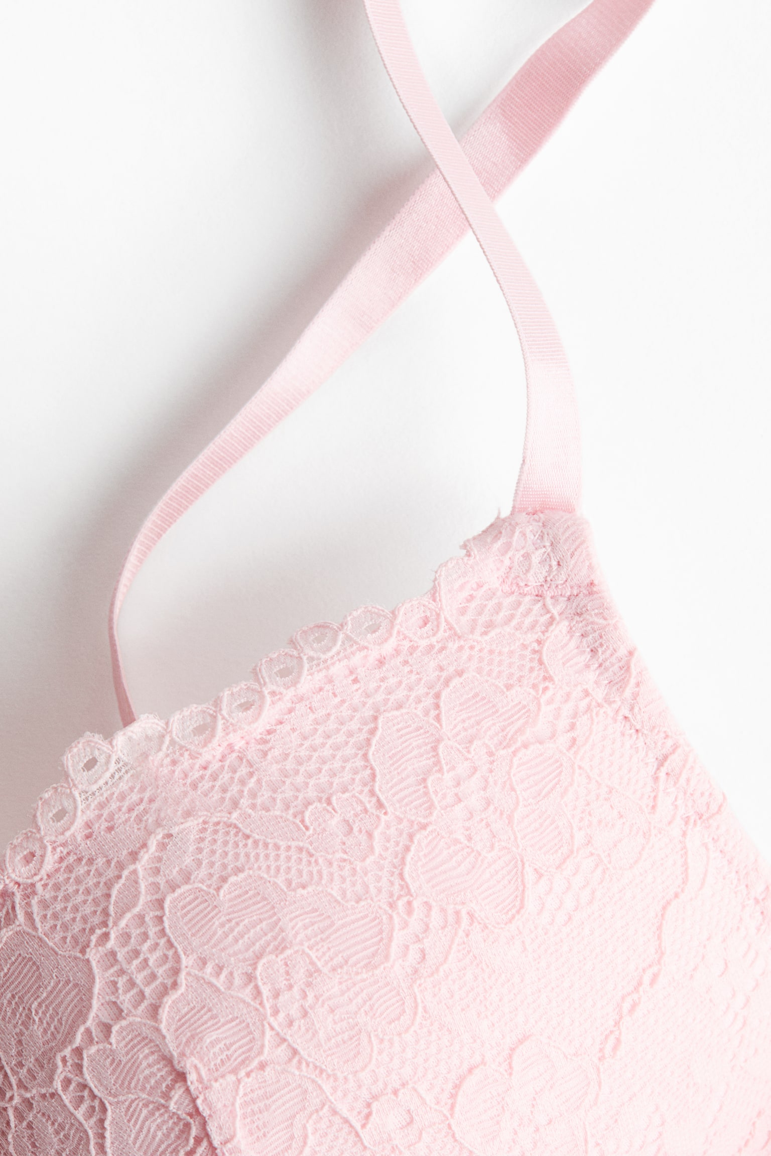 Lace push-up bra - Light pink/Pigeon blue/White/Black/Light blue/Grey-green/Red - 4