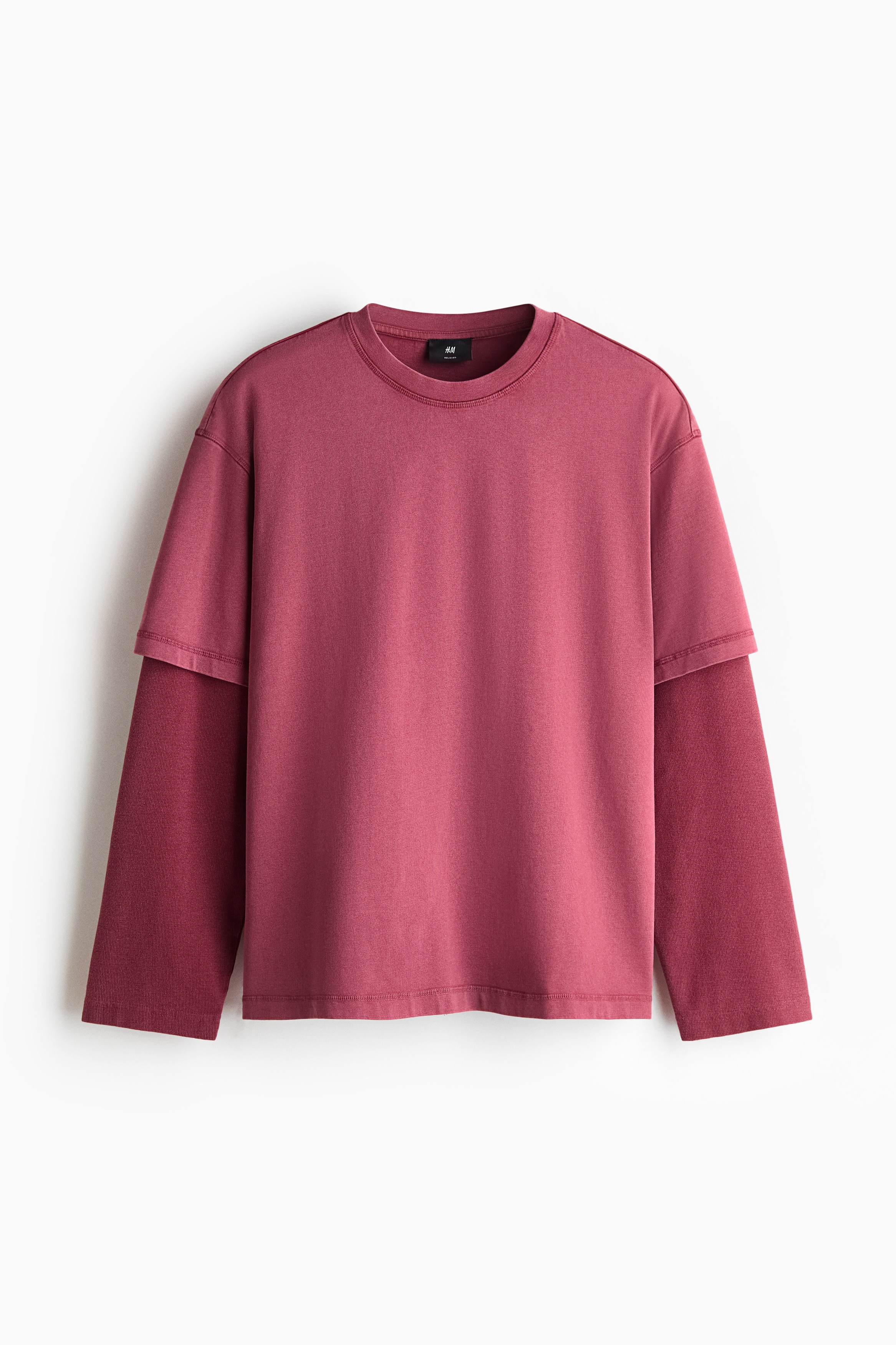 Relaxed Fit Layered long-sleeved T-shirt