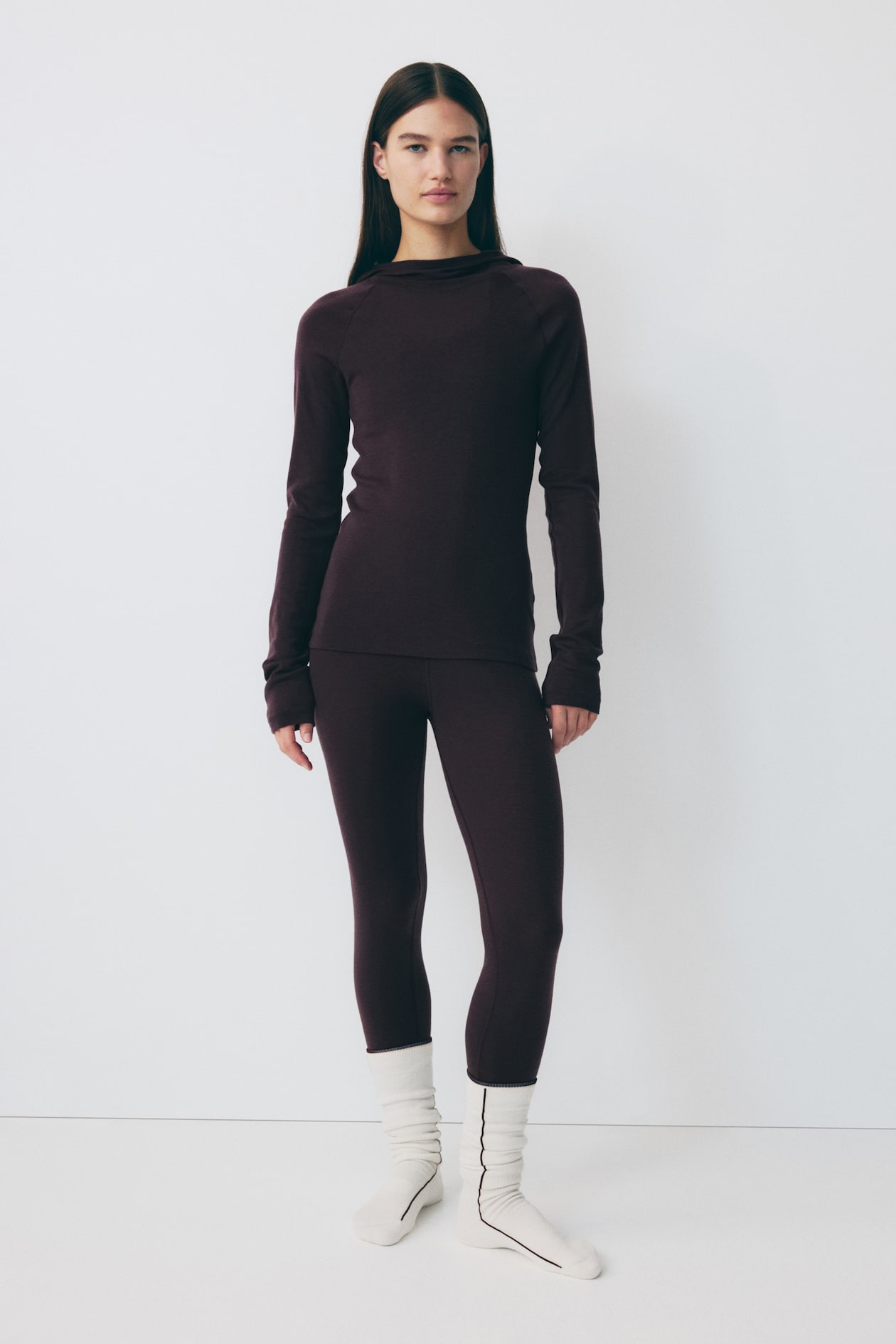 Wool Base-Layer Ski Leggings