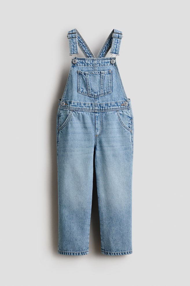 Salopette en denim - Bleu denim clair/Bleu denim/Bleu denim - 1