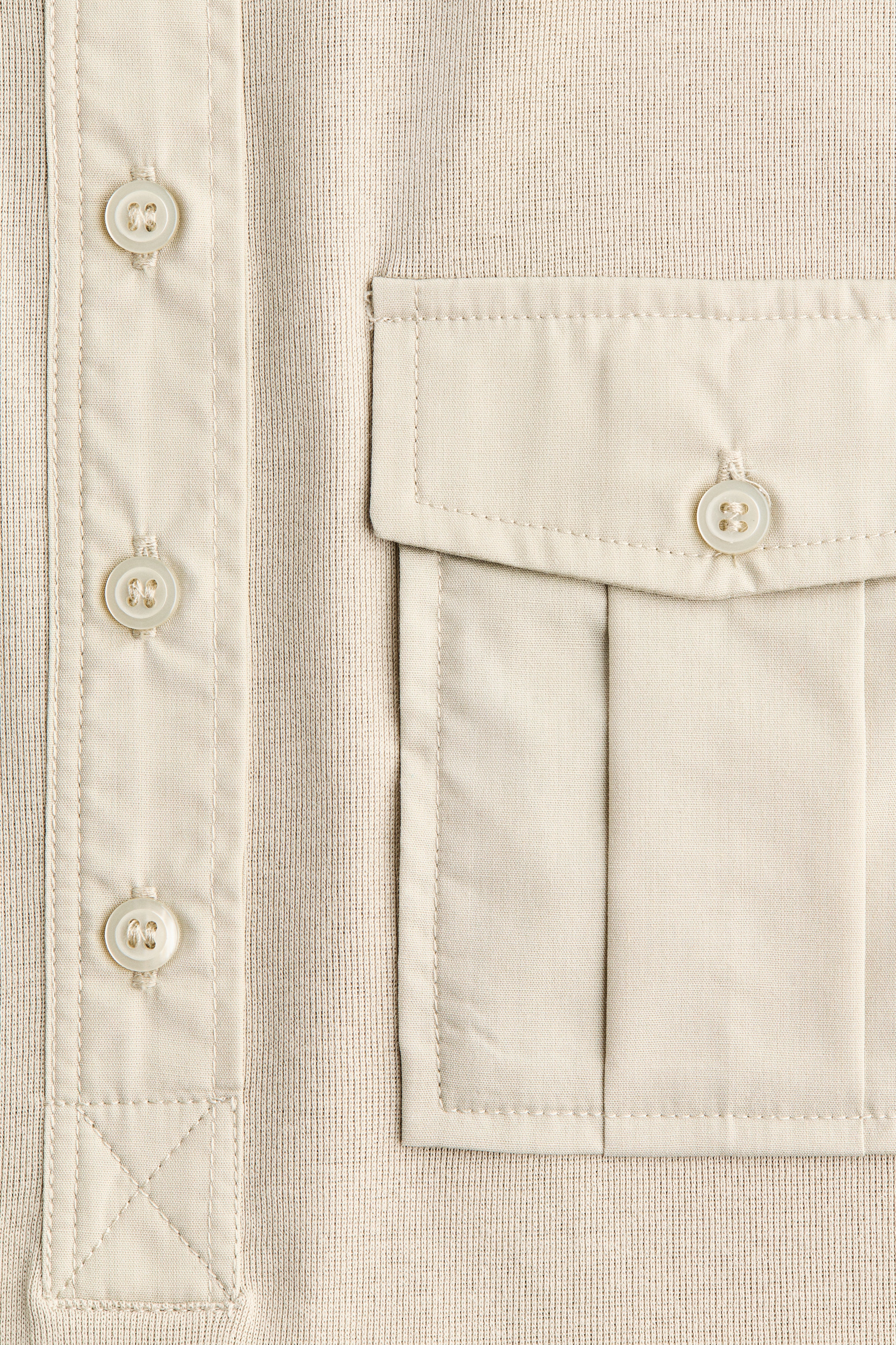 Pima cotton Henley top