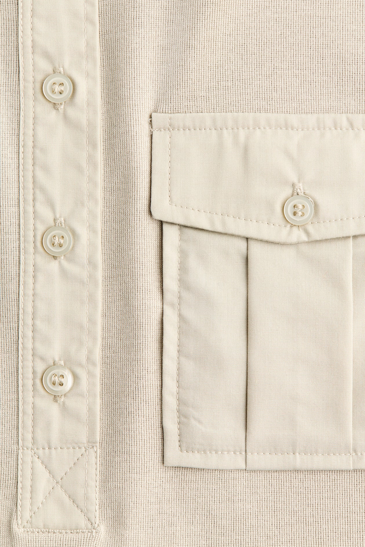 Pima Cotton Henley Shirt - image 2