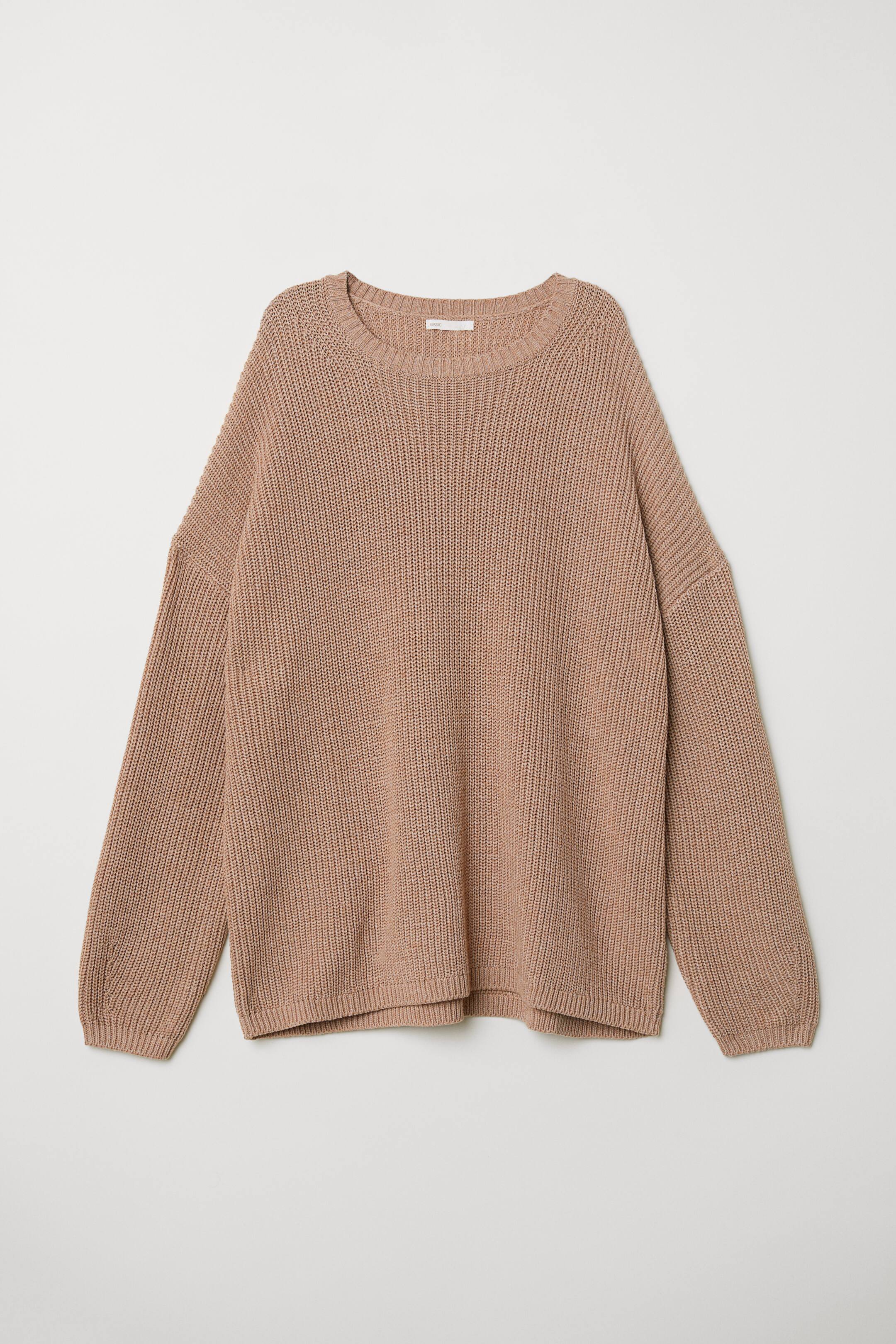 View larger image: Rib-knit jumper - Beige - Ladies | H&M 1
