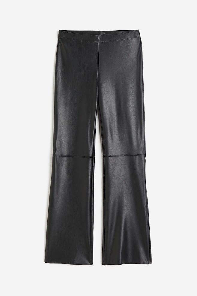 Coated leggings - Black/Dark grey/Washed out - 4